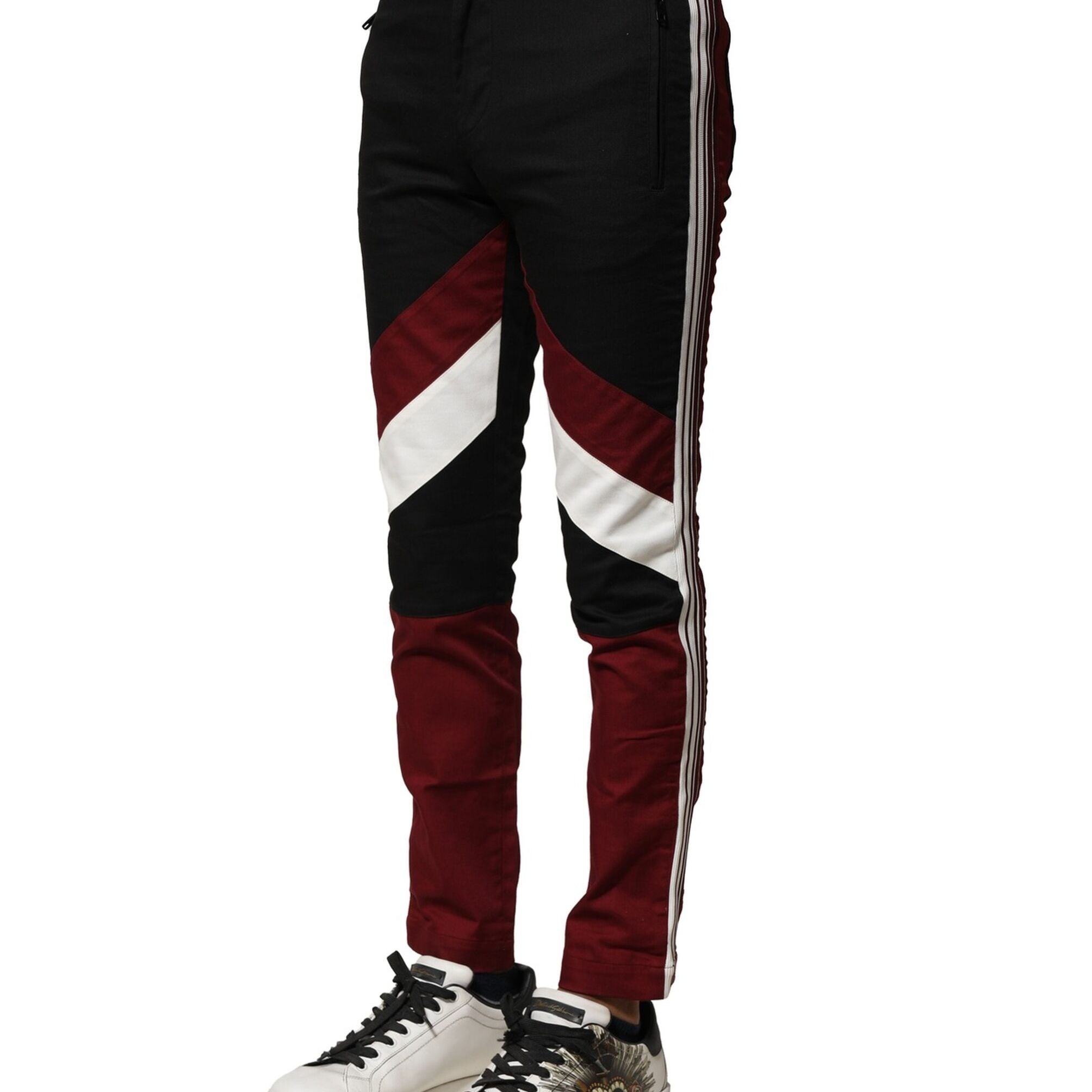 Dolce & Gabbana Multicolor Cotton Jogger Men Pants