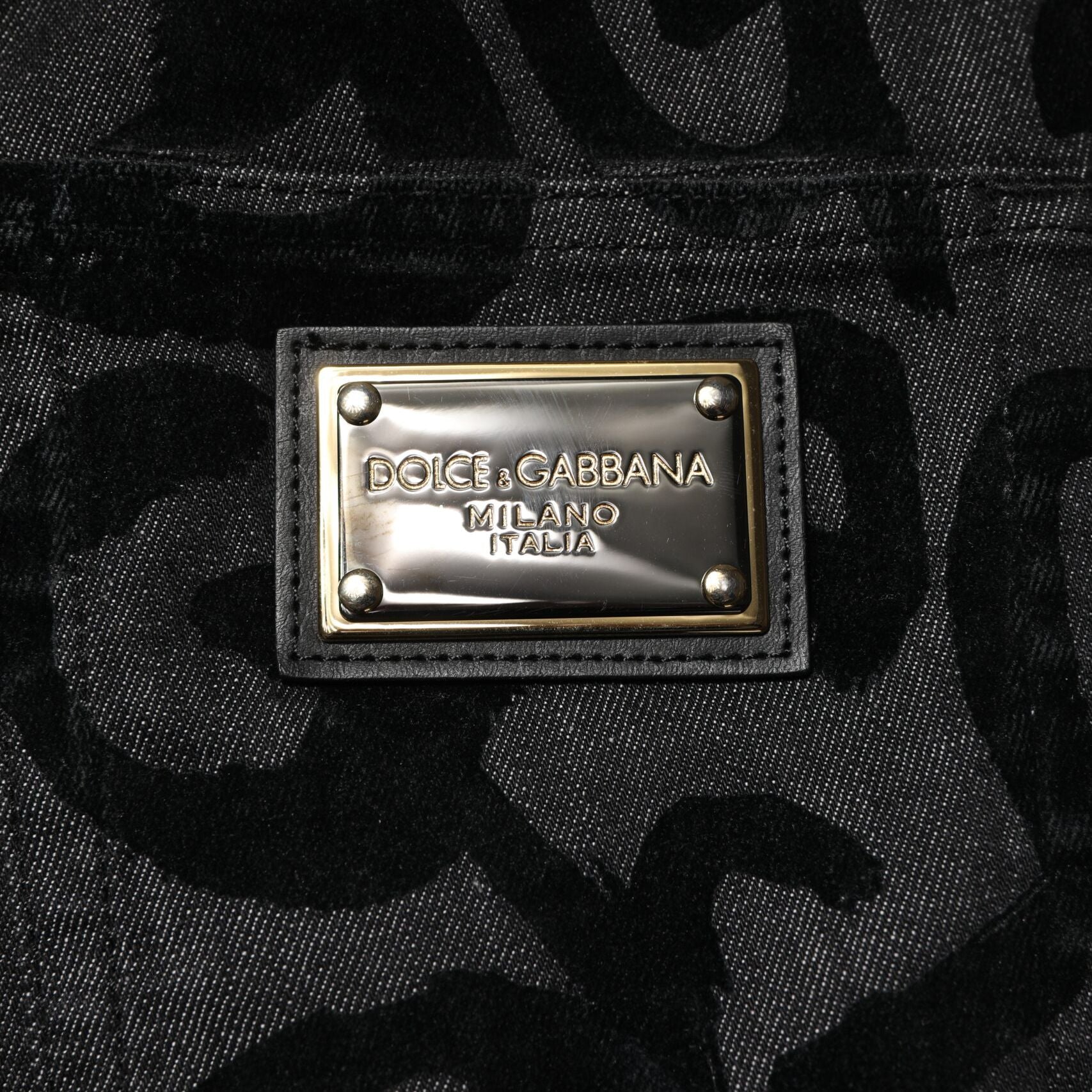 Dolce & Gabbana Gray Cotton DG Logo Straight Men Denim Jeans