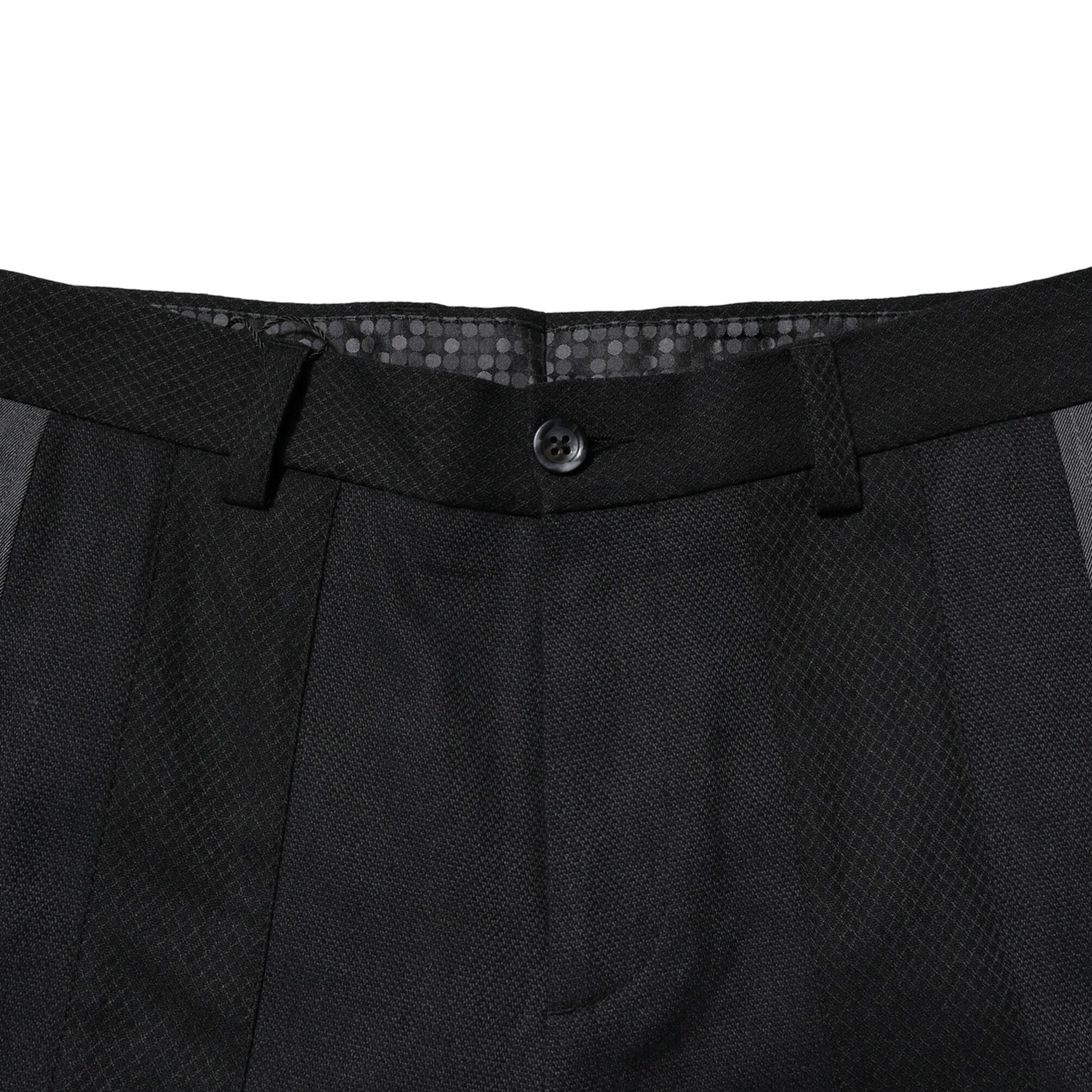 Dolce & Gabbana Black Gray Cotton Tapered Men Pants