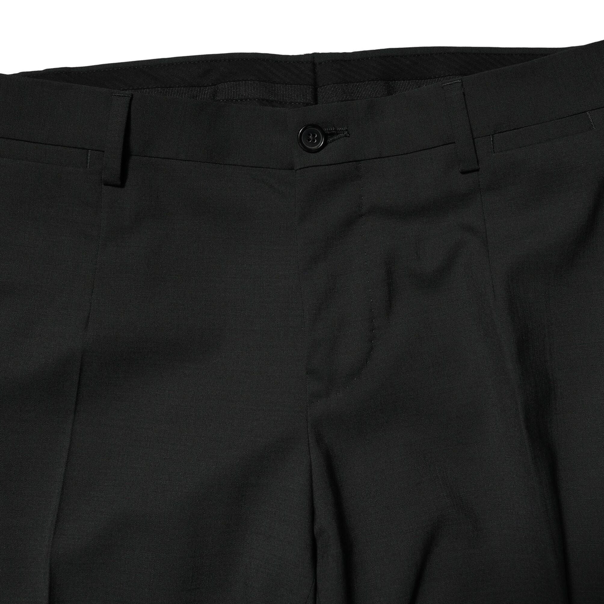 Dolce & Gabbana Black Wool 2 Piece Single Breasted Suit