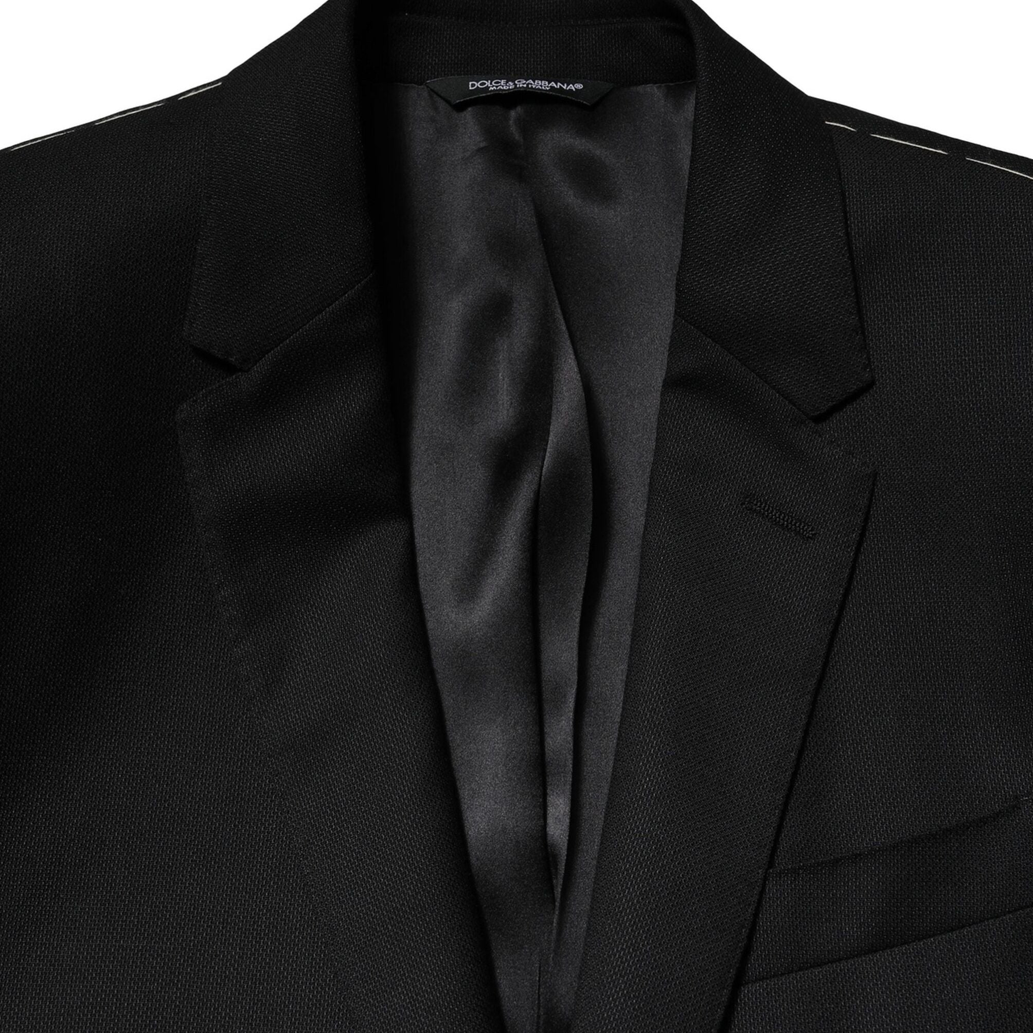 Dolce & Gabbana Blue MARTINI Wool Formal 2 Piece Suit
