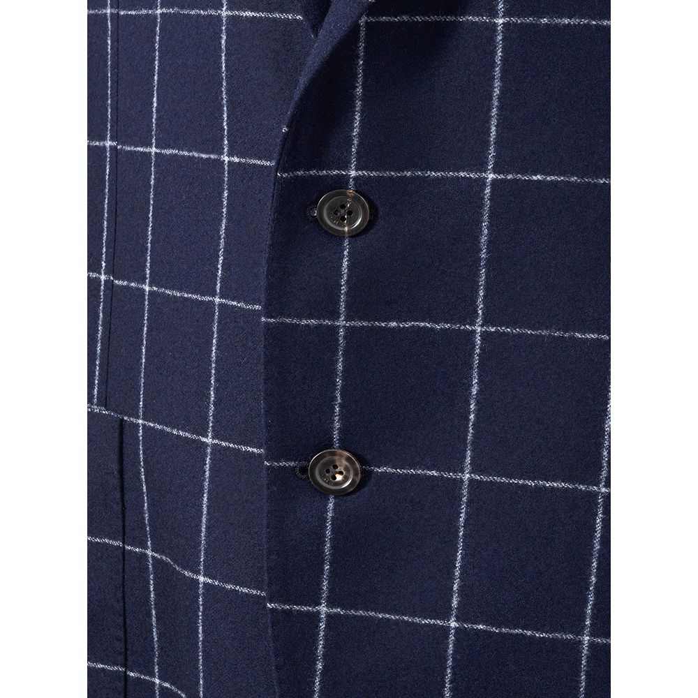 Malo Blue Wool Blazer