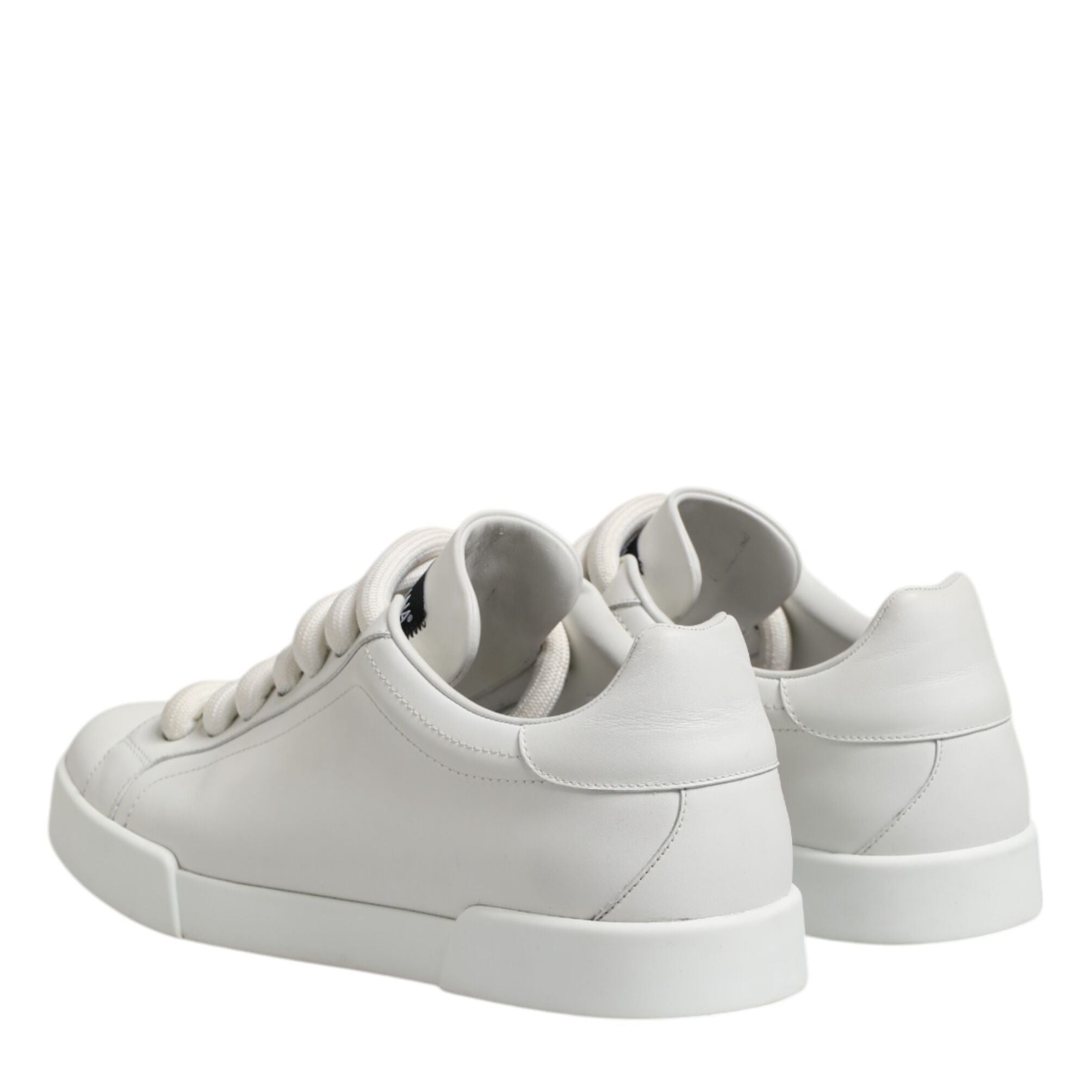 Dolce & Gabbana White Logo Lace Up Low Top Men Sneakers Shoes