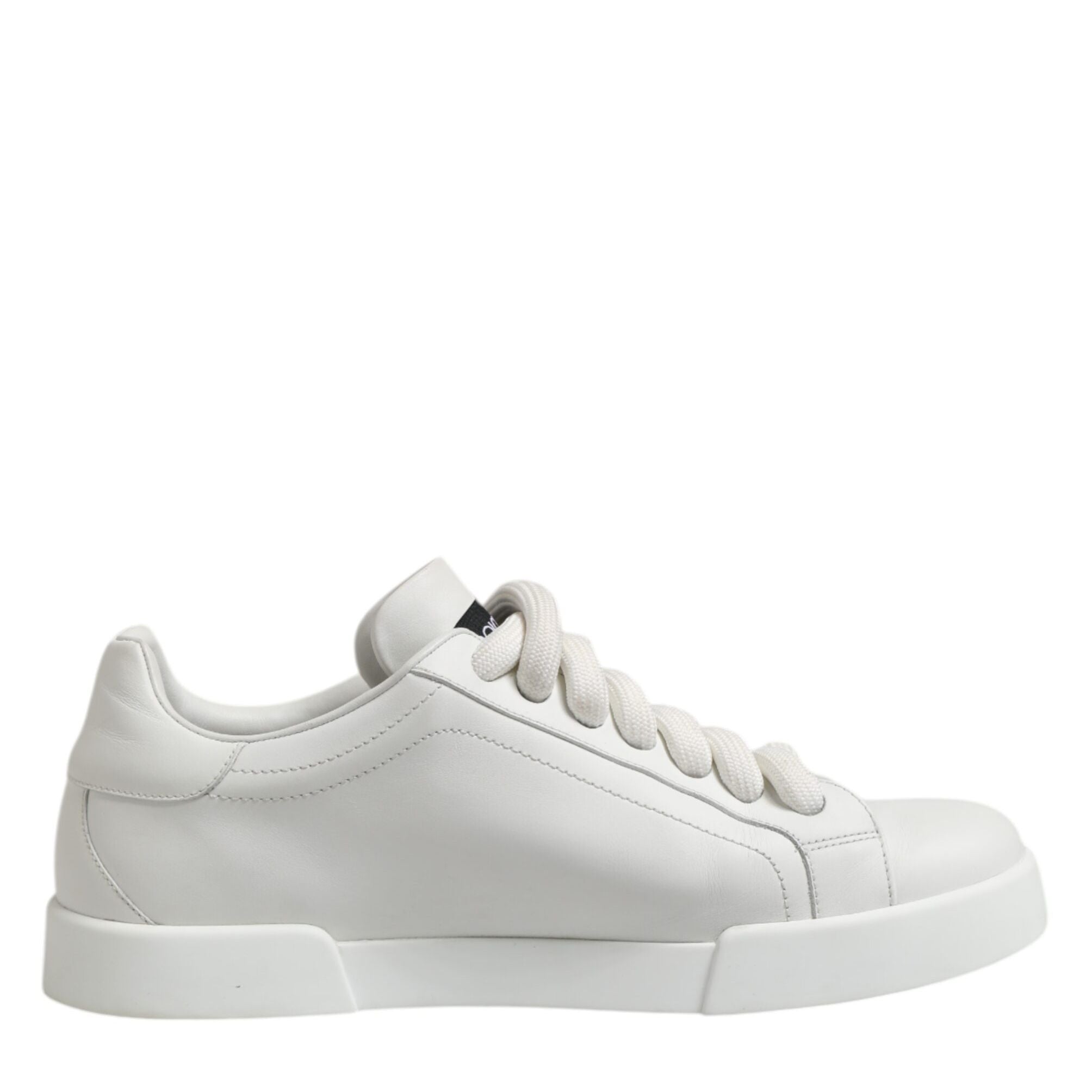 Dolce & Gabbana White Logo Lace Up Low Top Men Sneakers Shoes