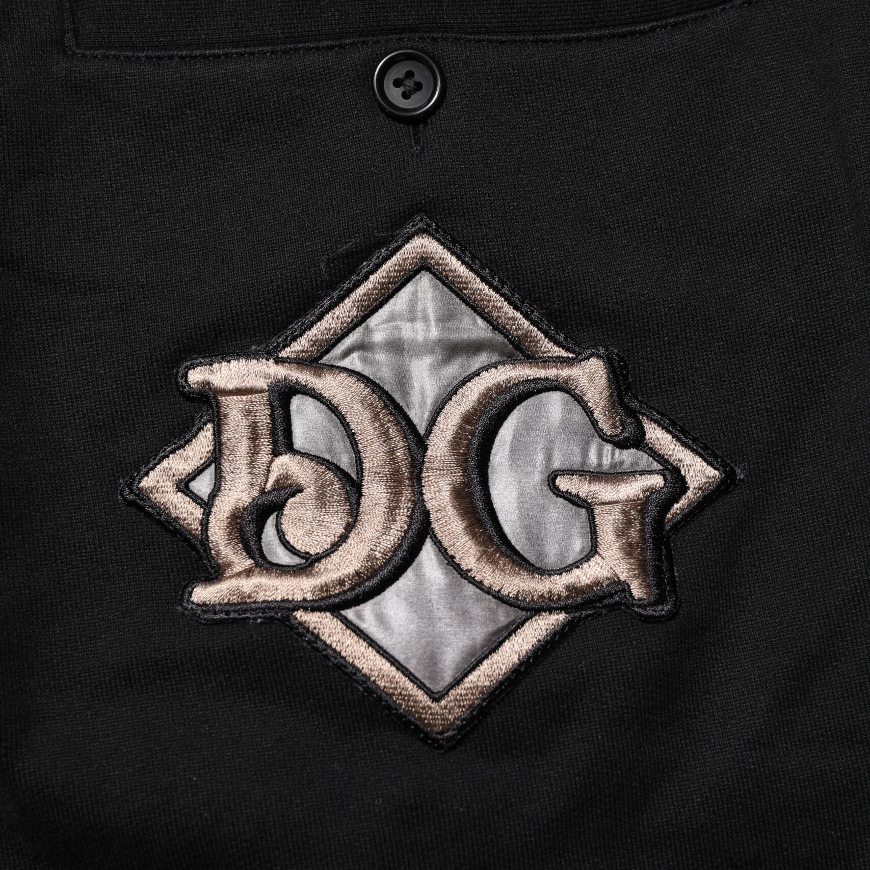 Dolce & Gabbana Black Cotton Logo Jogger Sweatpants Pants