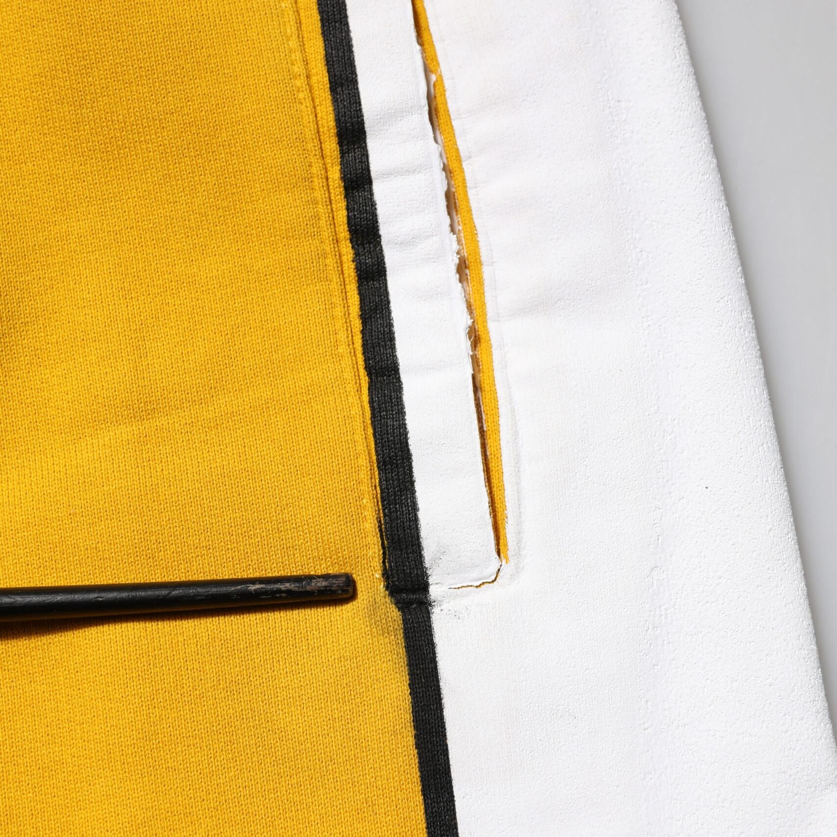 Dolce & Gabbana Yellow Cotton Drawstring Jogger Pants