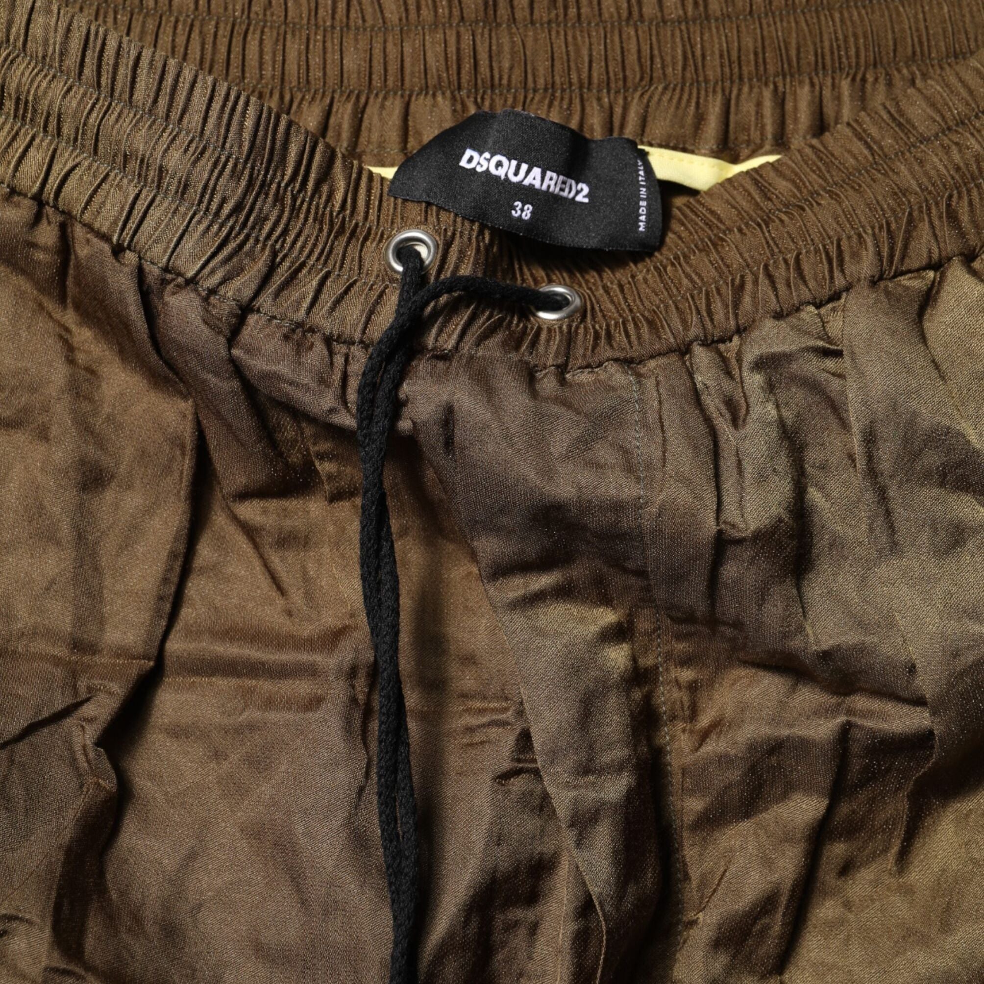 Dsquared² Brown Mid Waisted Women Sweatpants Pants