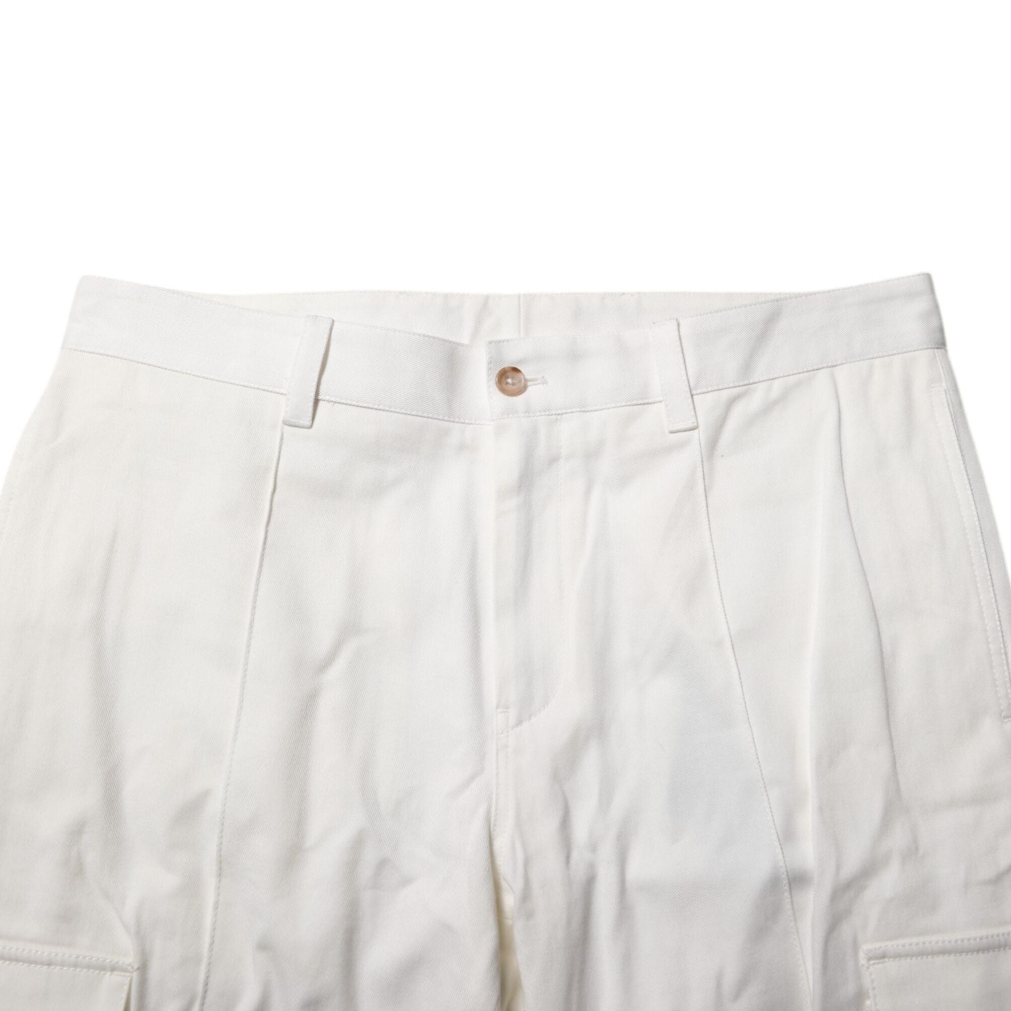 Dolce & Gabbana White Cotton Jogger Cargo Skinny Men Pants