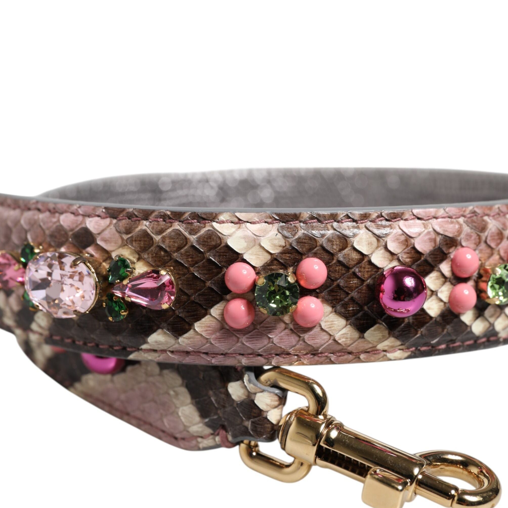 Dolce & Gabbana Multicolor Embellished Handbag Shoulder Strap