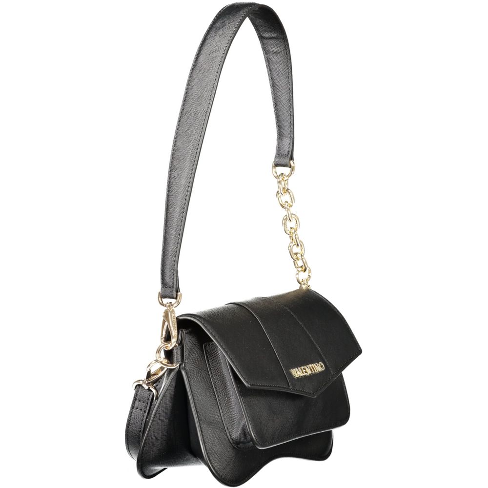 Mario Valentino Black Polyurethane Women Handbag