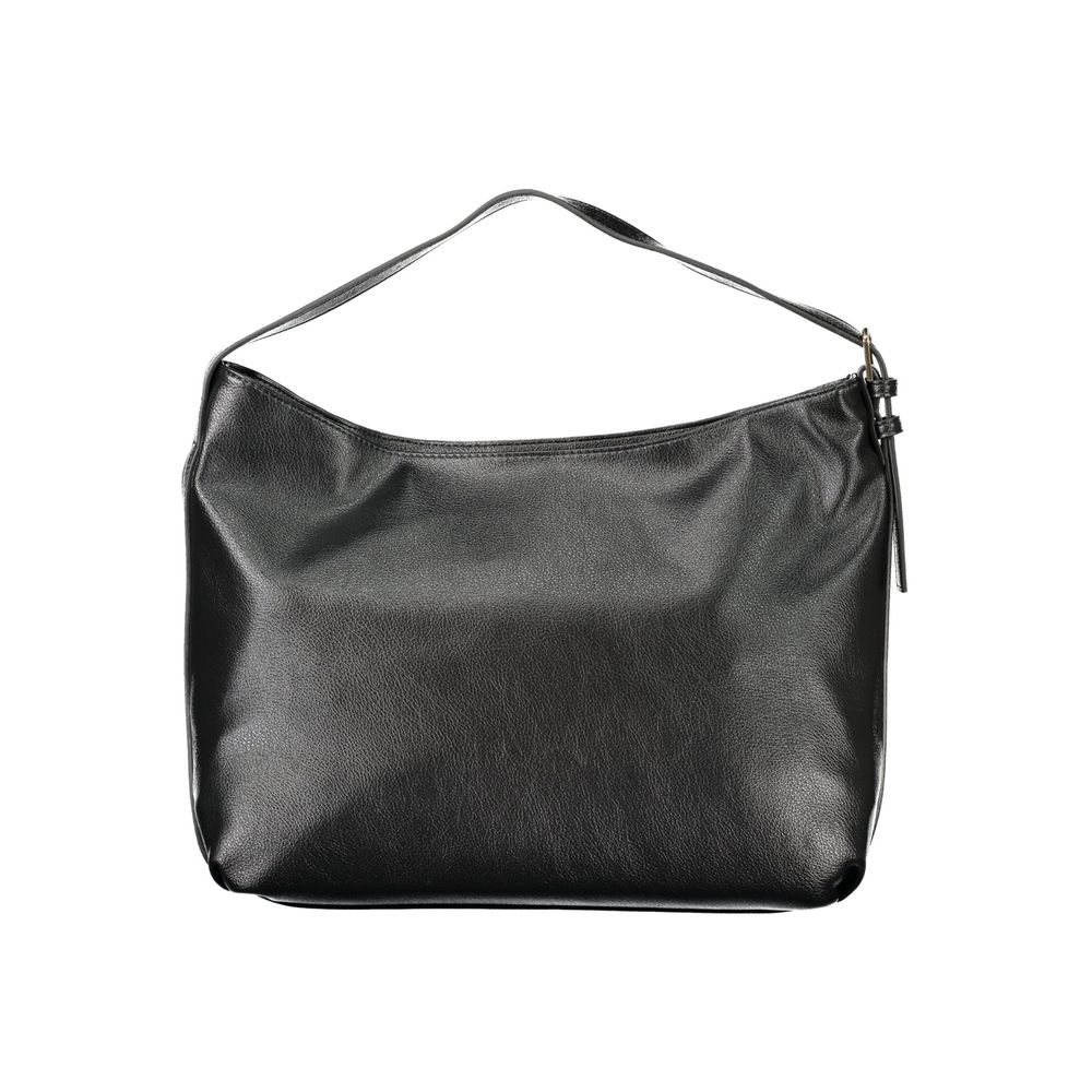 Mario Valentino Black Polyurethane Women Handbag