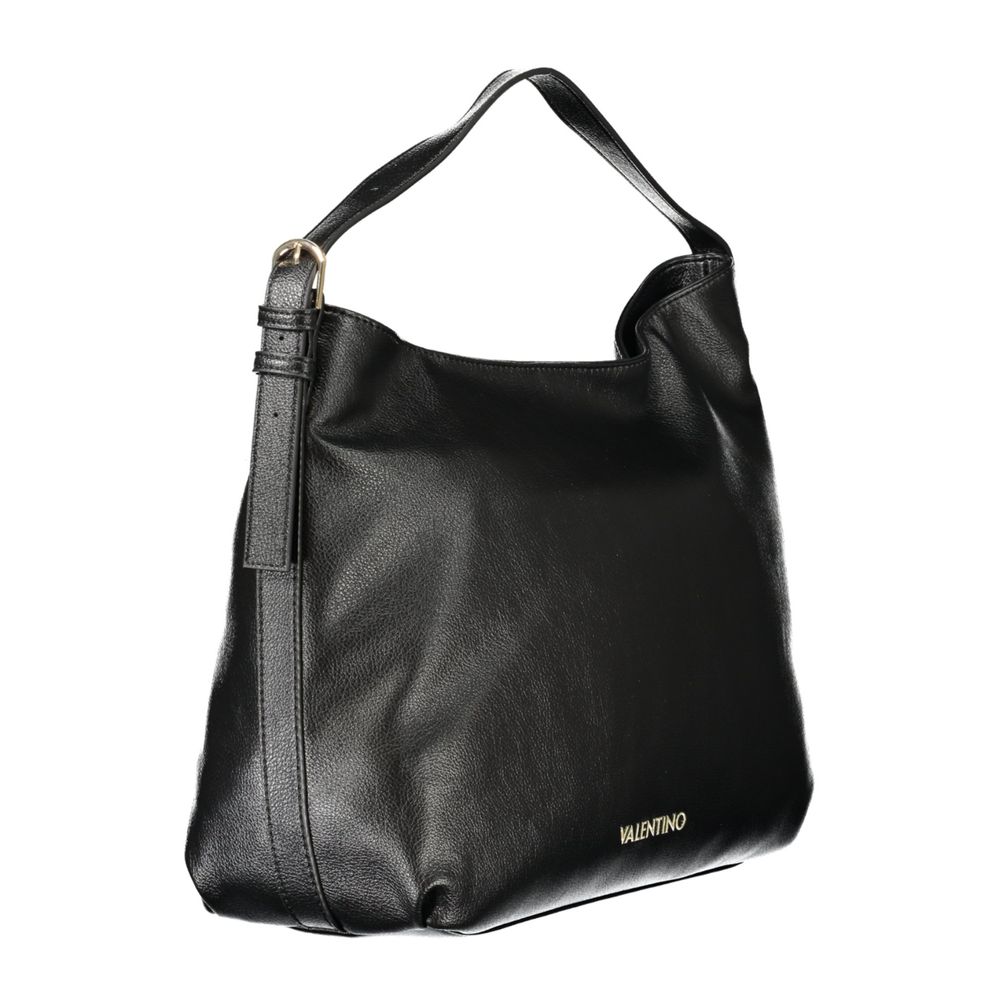 Mario Valentino Black Polyurethane Women Handbag