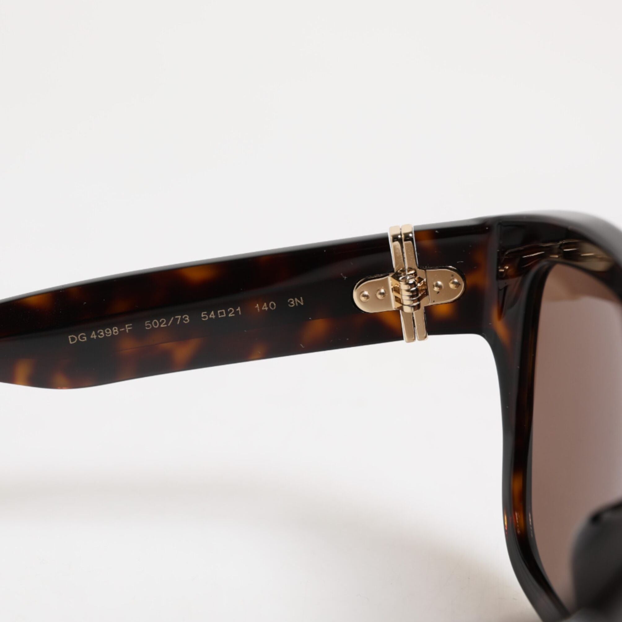 Dolce & Gabbana Dark Brown Havana DG4398F Square Frame Eyewear Sunglasses