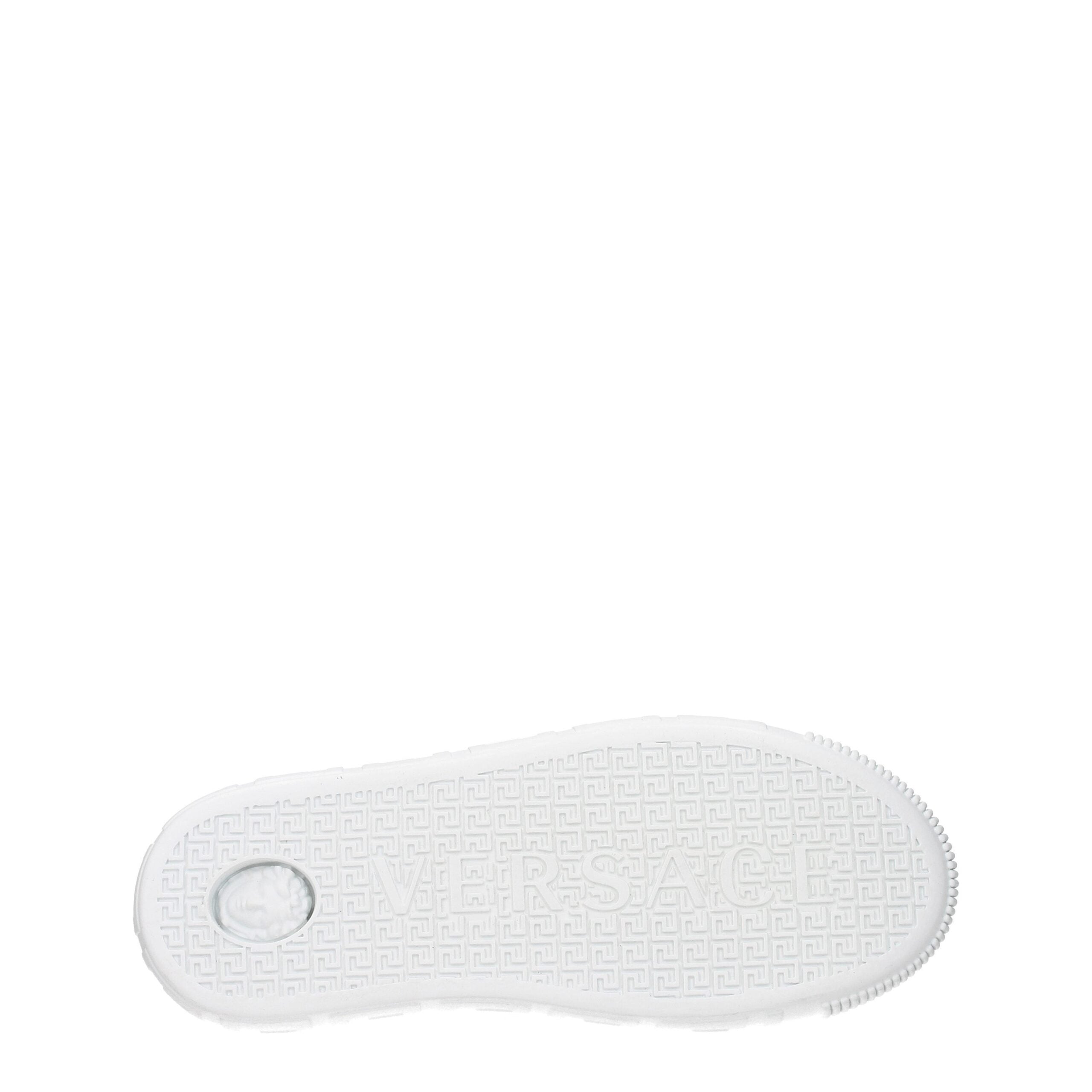 Versace White Leather Sneakers