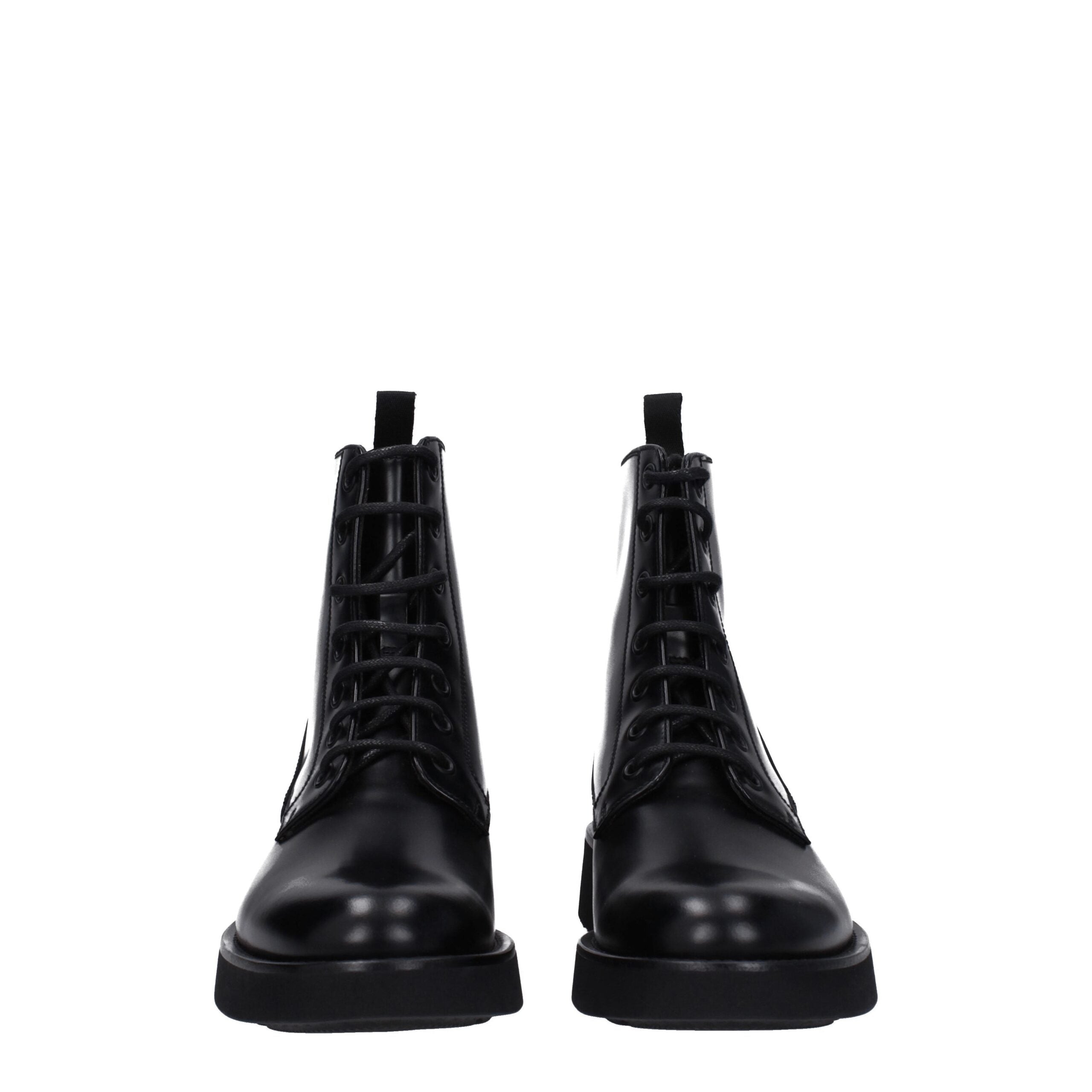 Church's Black Leather Ankle Boots