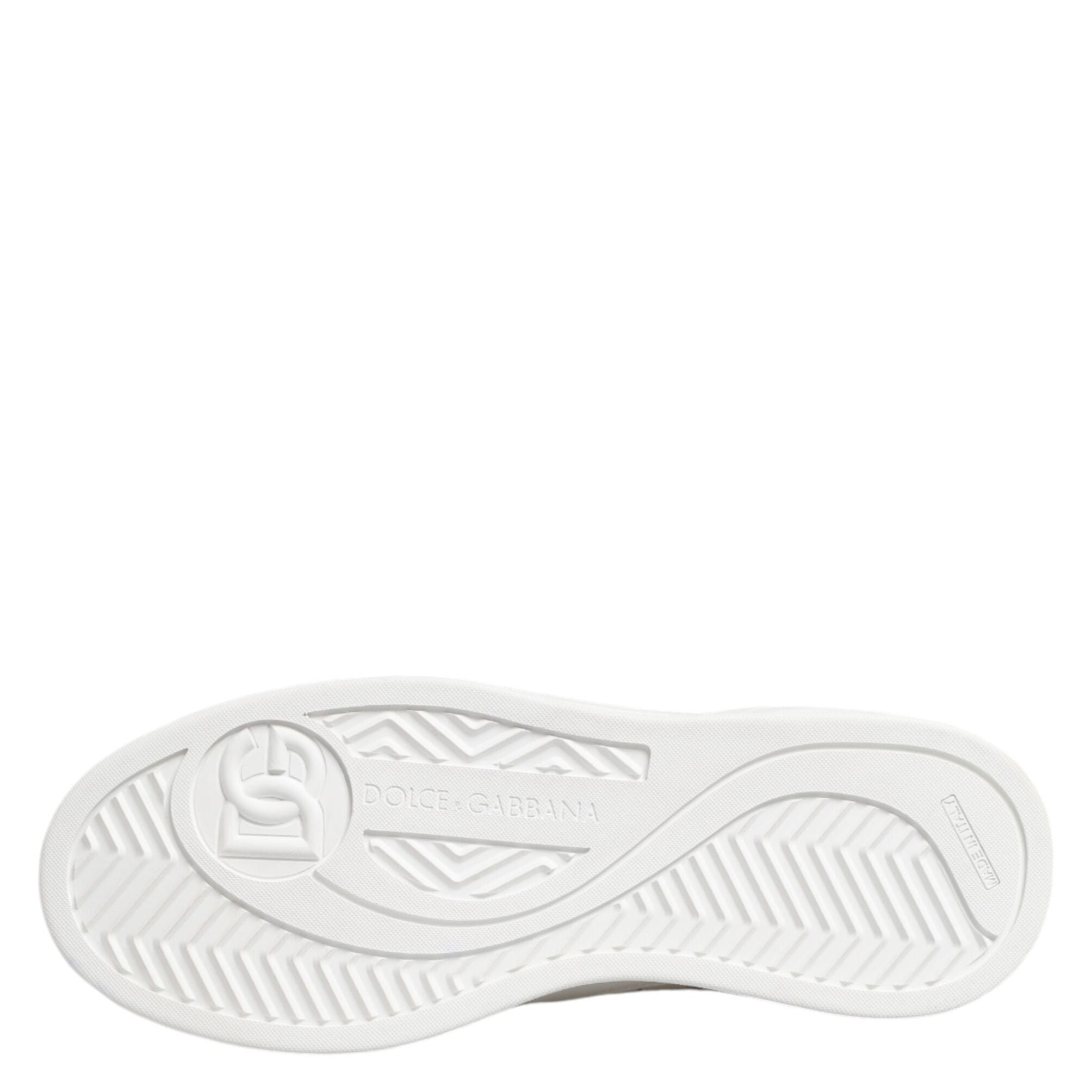 Dolce & Gabbana White Miami Leather Low Top Sneakers Shoes