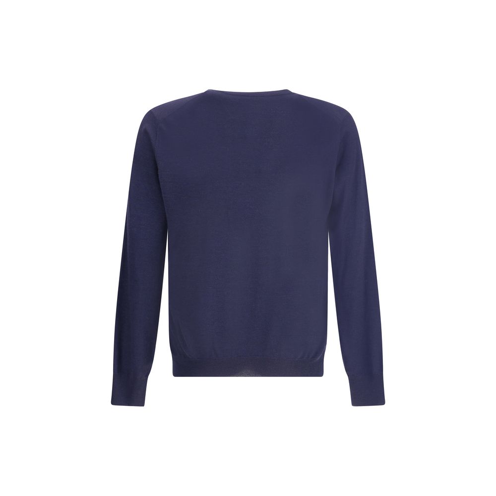 Brunello Cucinelli Blue Cashmere Sweater