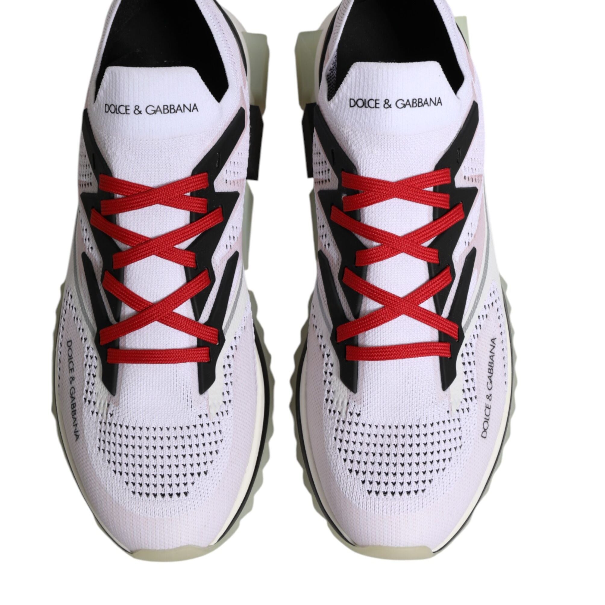 Dolce & Gabbana White SORRENTO Sport Stretch Sneakers Shoes