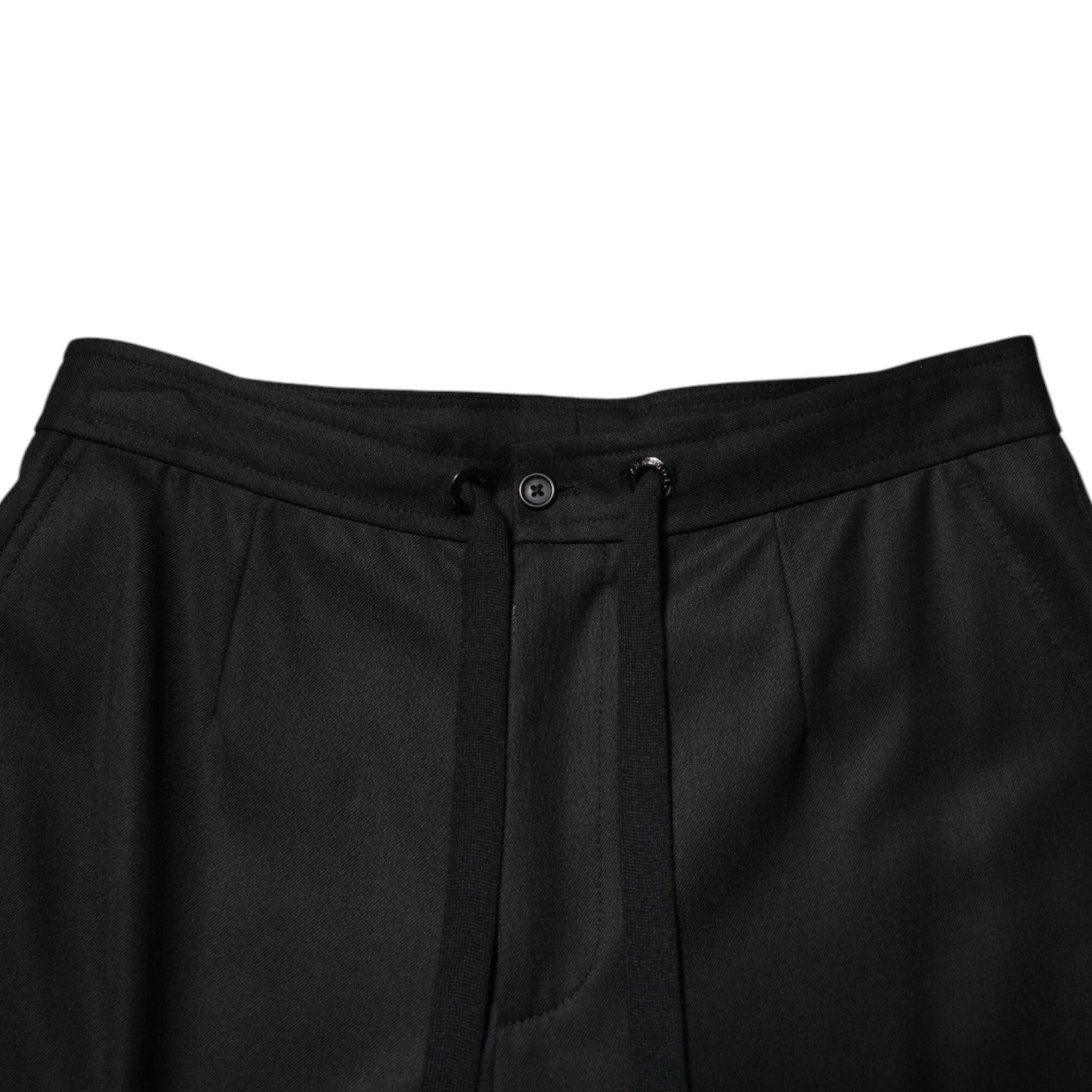 Dolce & Gabbana Solid Black Cargo Jogger Men Sweatpants Pants