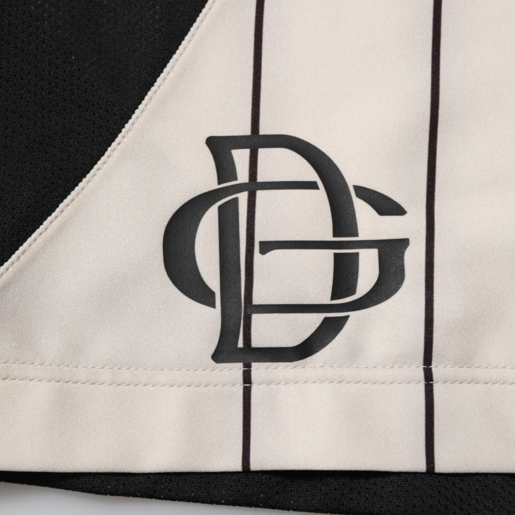 Dolce & Gabbana Off White Polyester DG Logo Sweatshorts Shorts