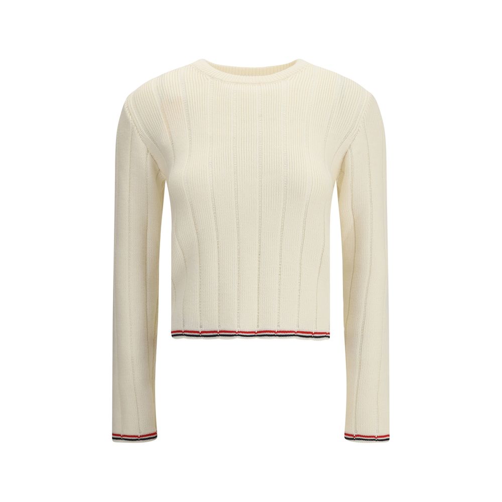 Thom Browne Beige Fleece Wool Sweatshirt