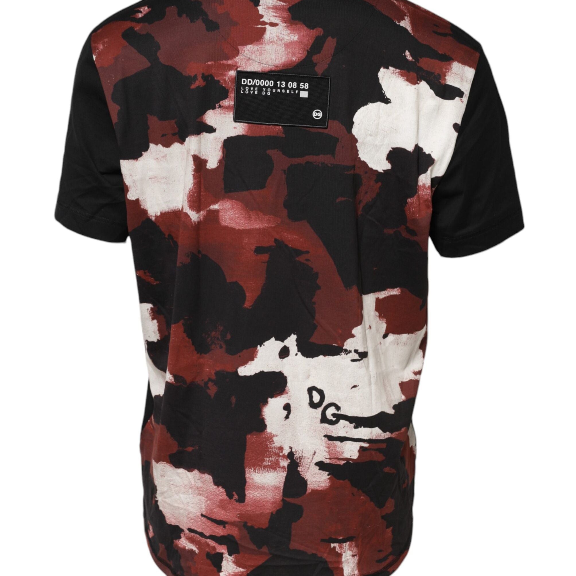 Dolce & Gabbana Multicolor Camouflage Crew Neck T-shirt