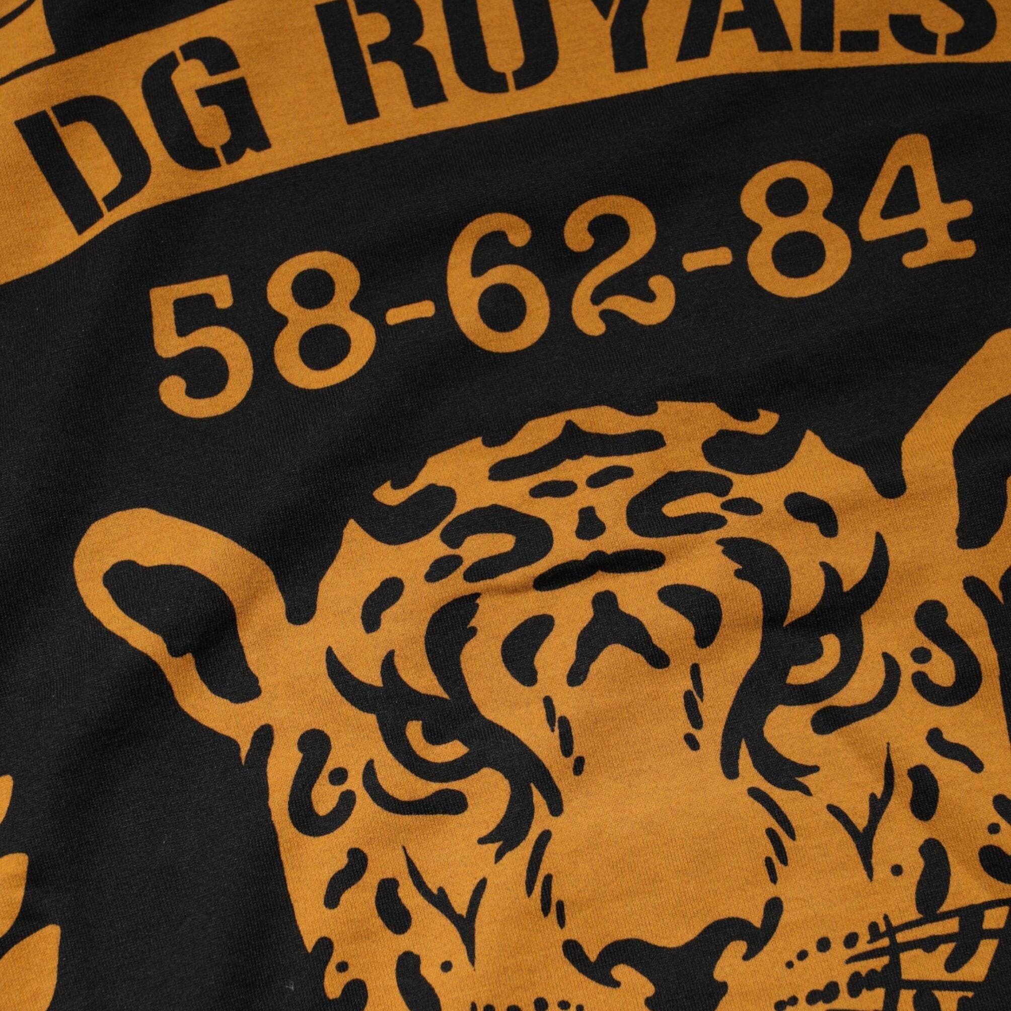 Dolce & Gabbana Black DG Royals Cotton Crew Neck T-shirt
