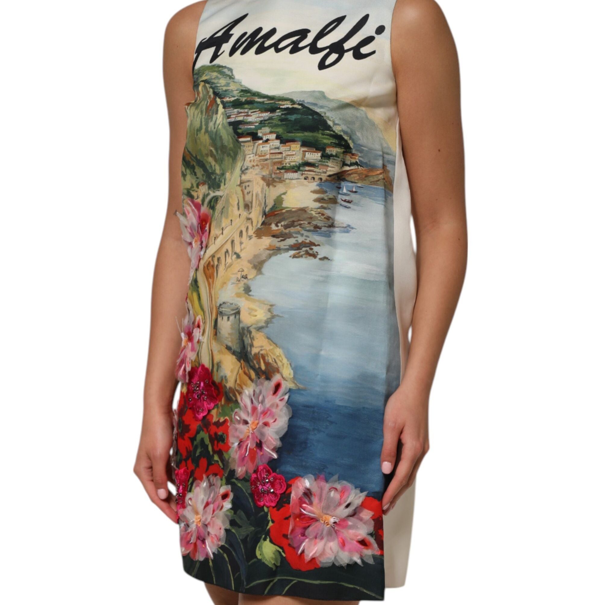 Dolce & Gabbana Multicolor Crystal Embellished Mini Dress