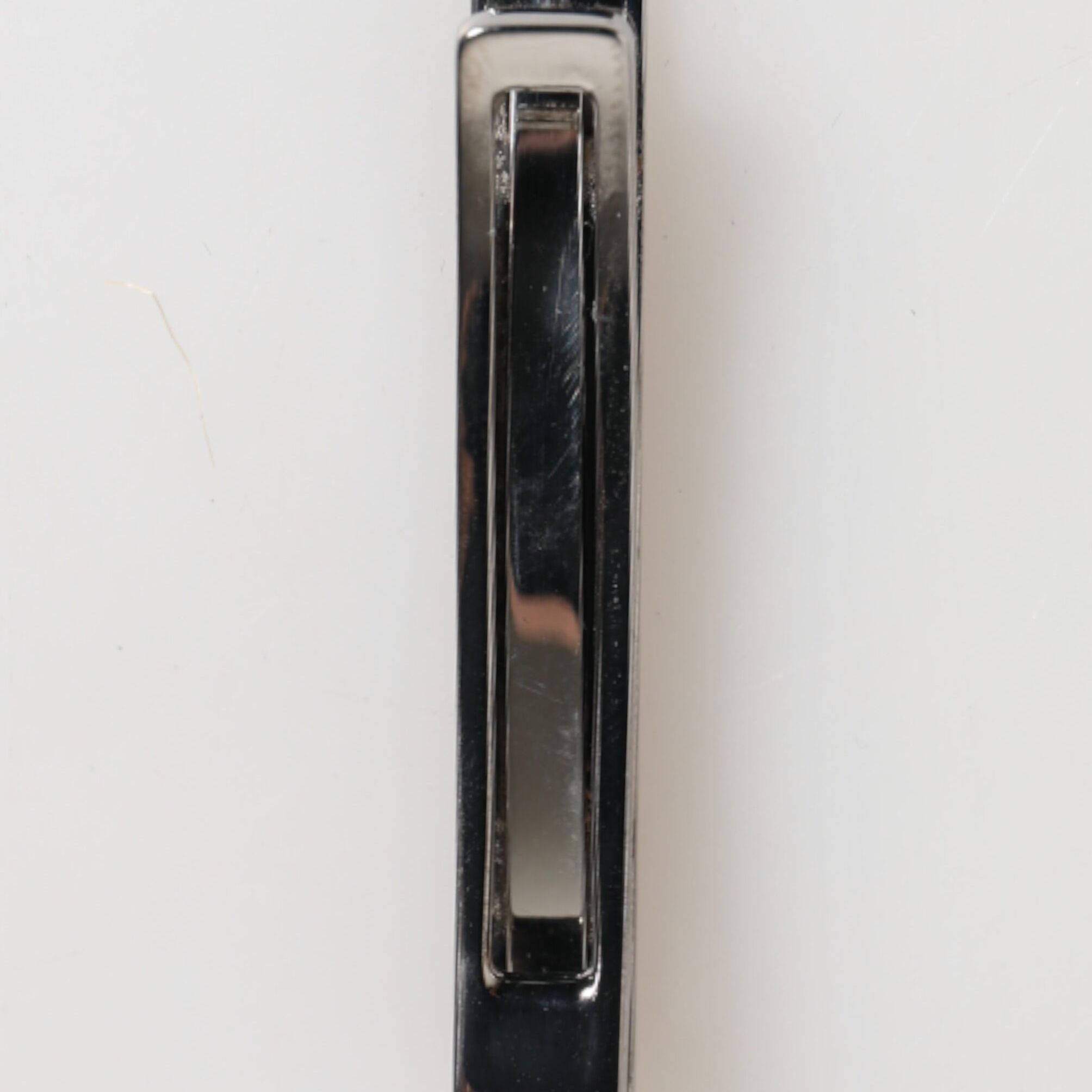 Dolce & Gabbana Silver Tone Brass Logo Branded Men Accessory Tie Clip Bar