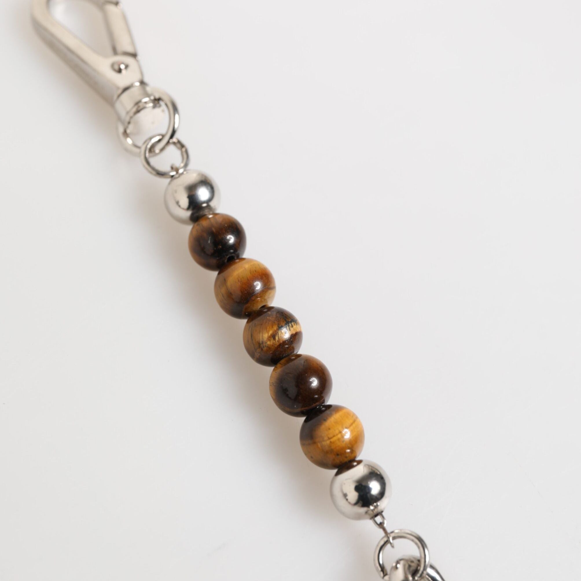 Dolce & Gabbana Silver Chain Brass Beaded Lobster Clasp Logo Men Bracelet