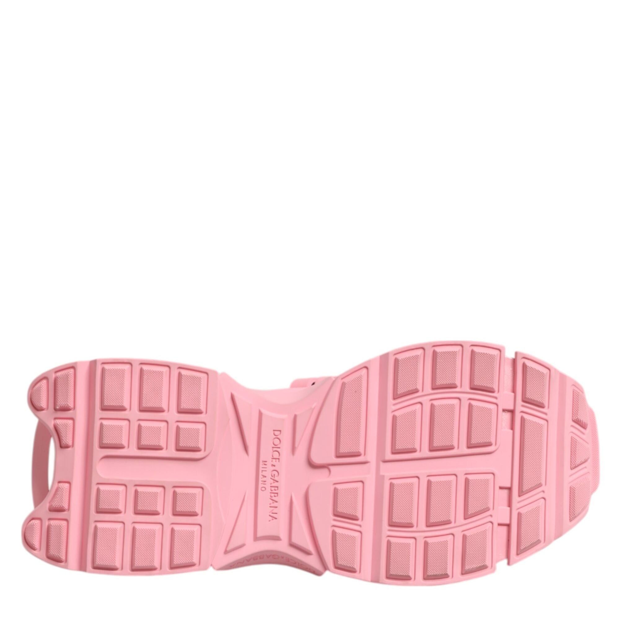 Dolce & Gabbana Pink Low Top Space Women Sneakers Shoes