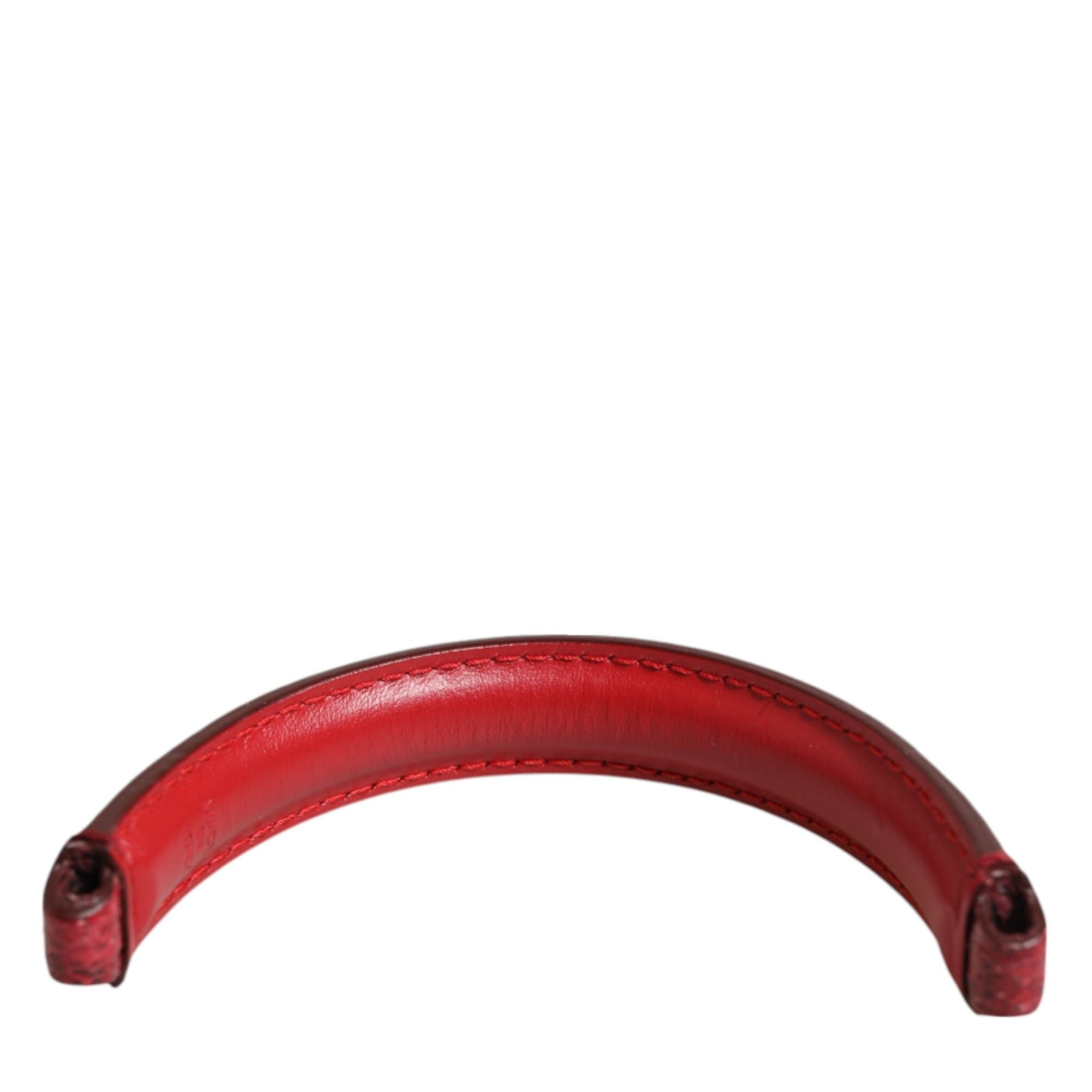 Dolce & Gabbana Red Small Ayers Leather Bag Handle Women Shoulder Strap