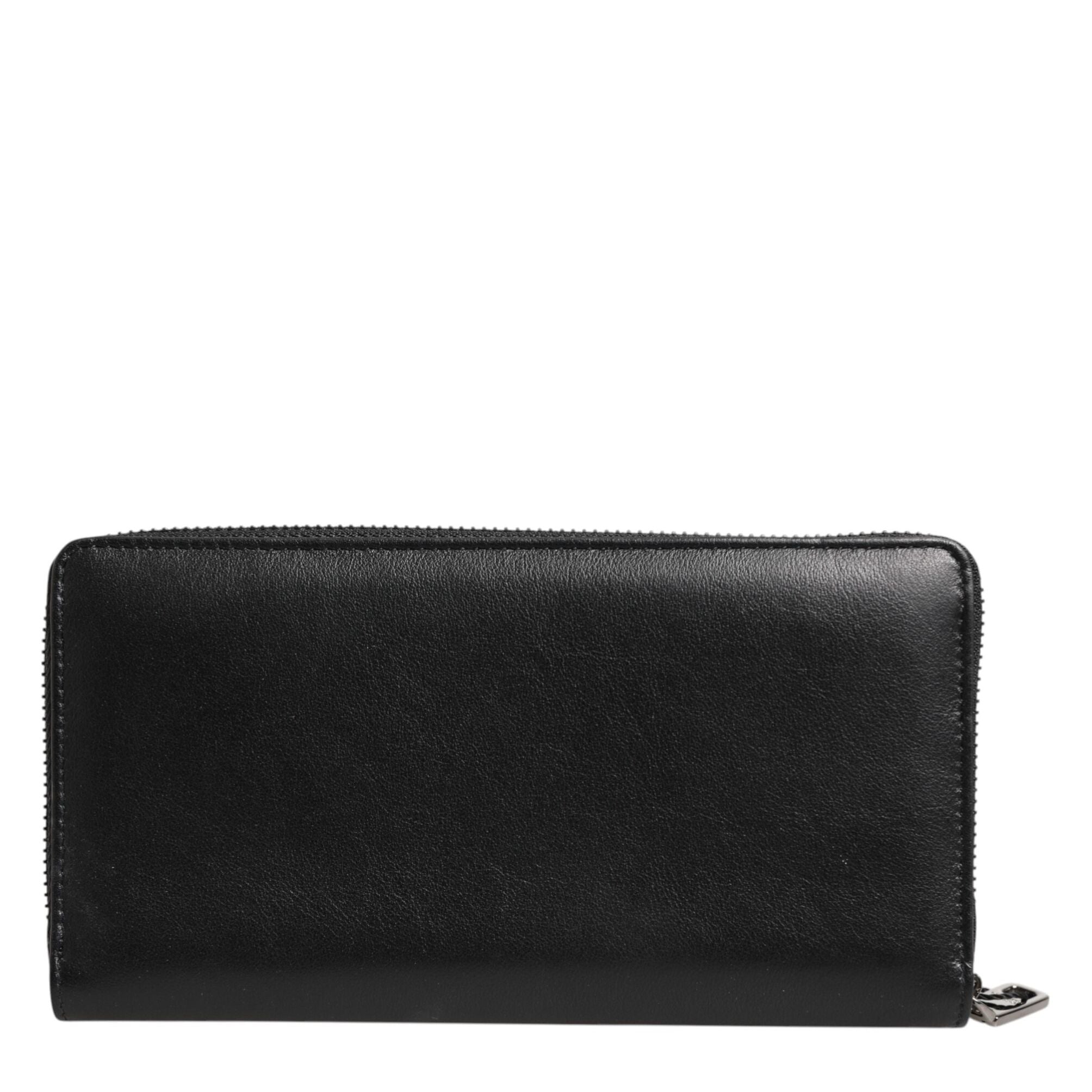 Dolce & Gabbana Black Blue Exotic Leather Men Continental Clutch Wallet