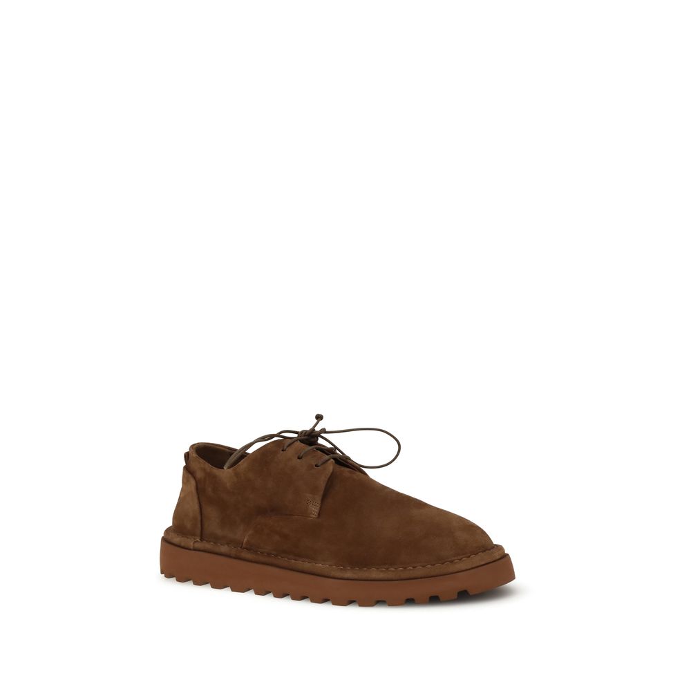 Marsell Brown Calf Leather Bos Taurus Oxfords And Derbies