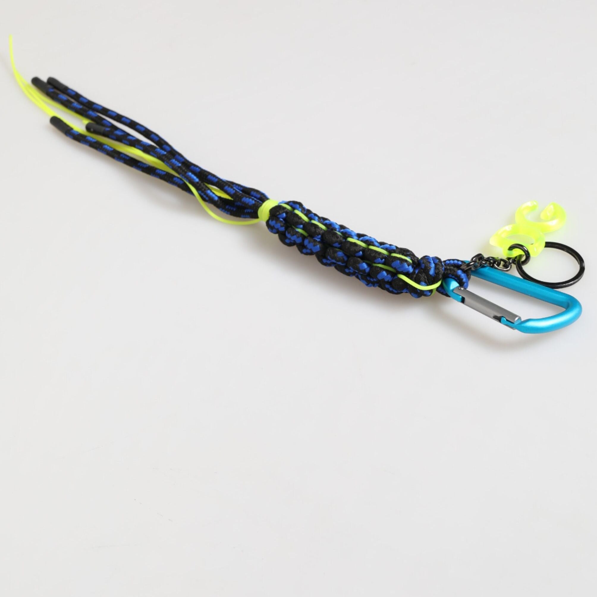 Dolce & Gabbana Multicolor Polyester Tape String DG Logo Keychain Keyring