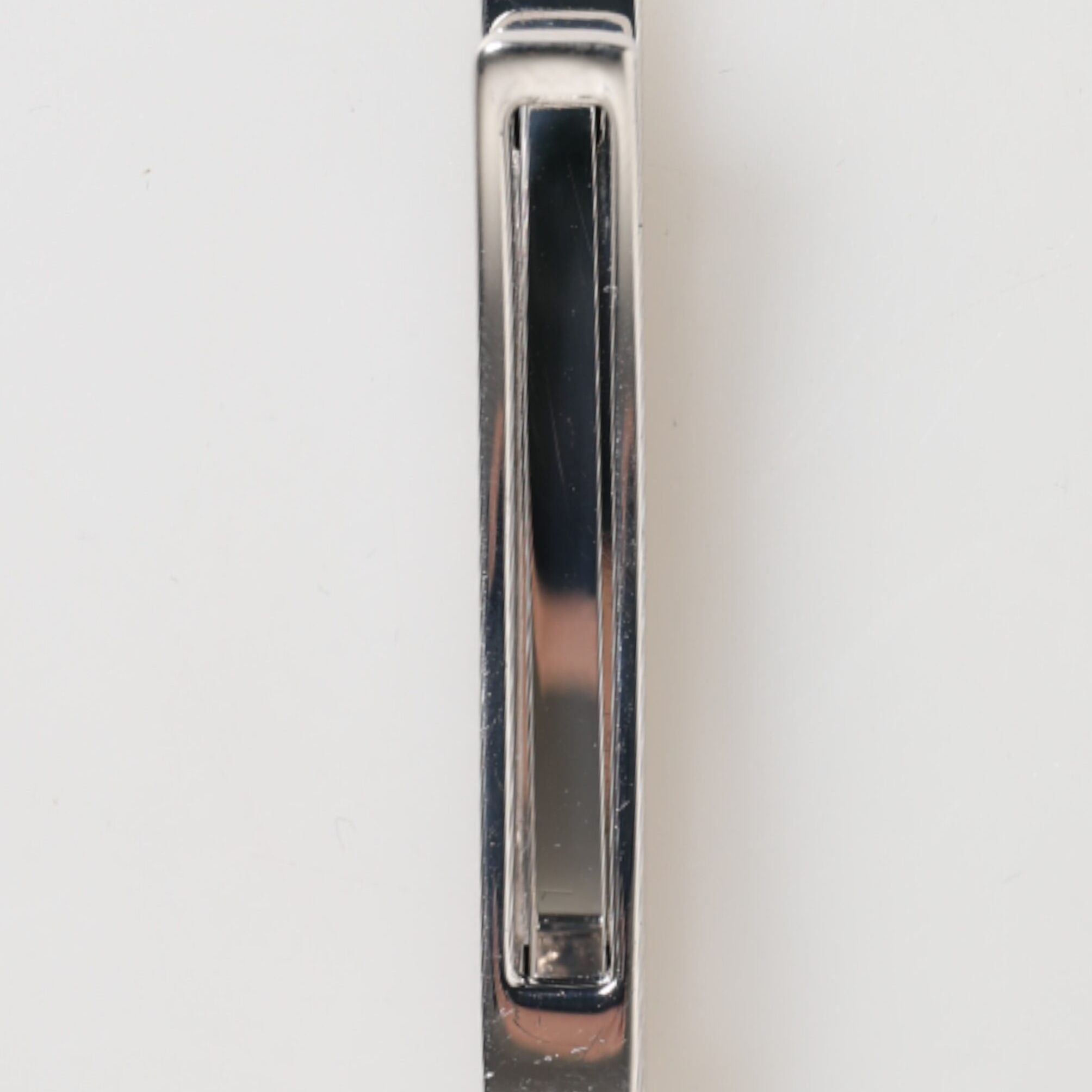 Dolce & Gabbana Silver Tone Brass Logo Branded Men Accessory Tie Clip Bar