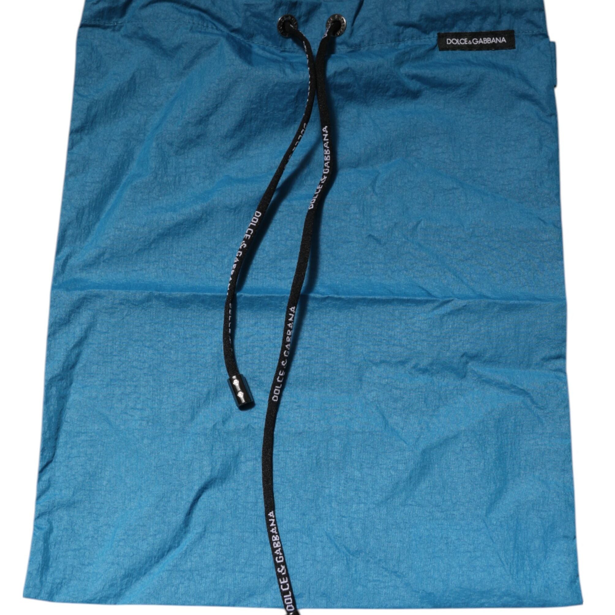 Dolce & Gabbana Blue Logo Waistband Beachwear Shorts Swimwear
