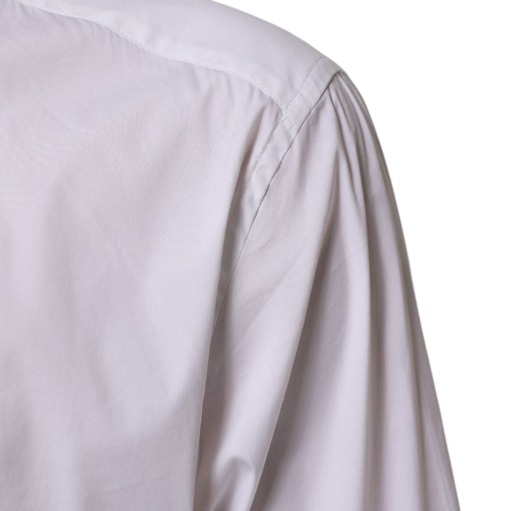 Dolce & Gabbana White Cotton GOLD Long Sleeves Formal Shirt