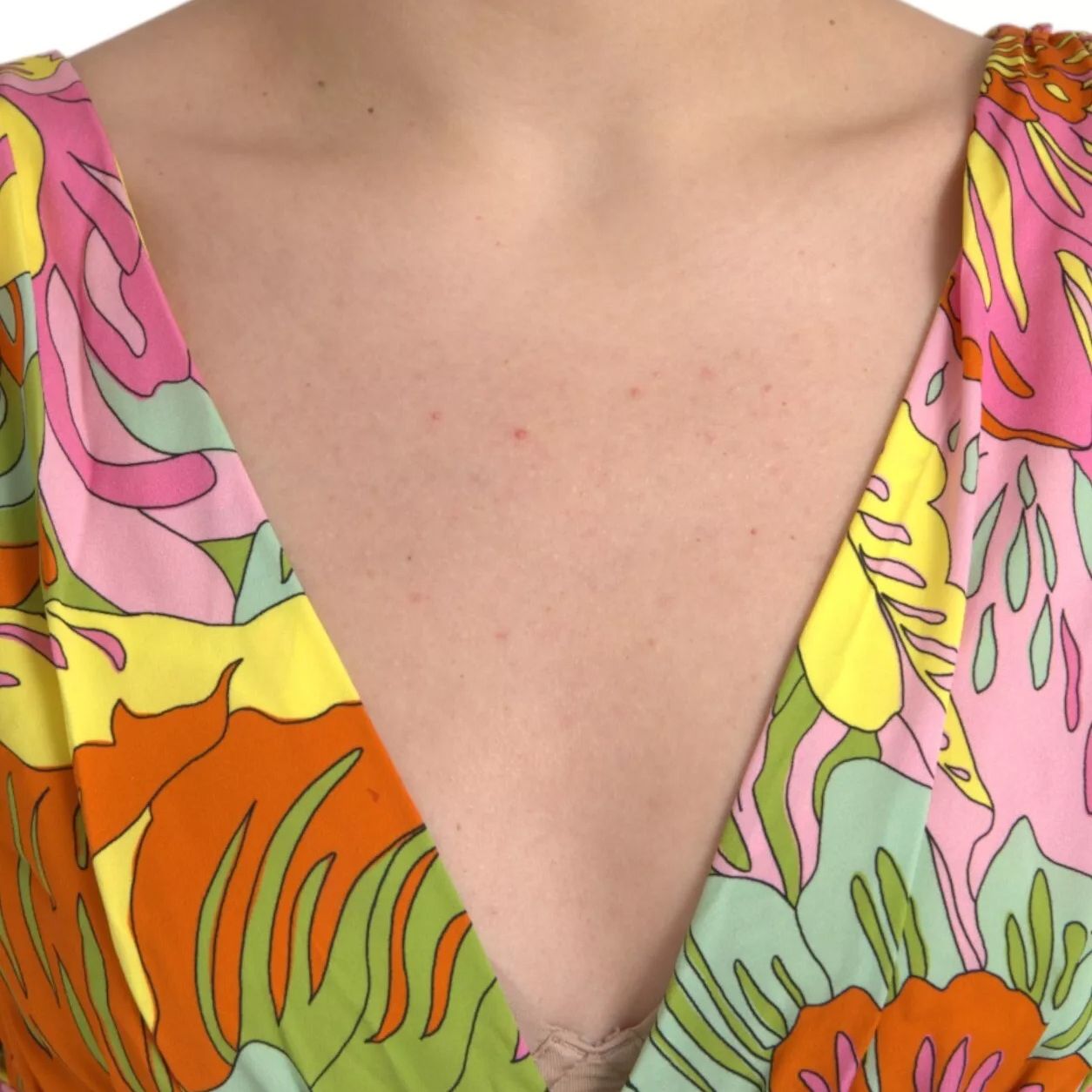 Dolce & Gabbana Multicolor Floral Silk Flared Mini Dress