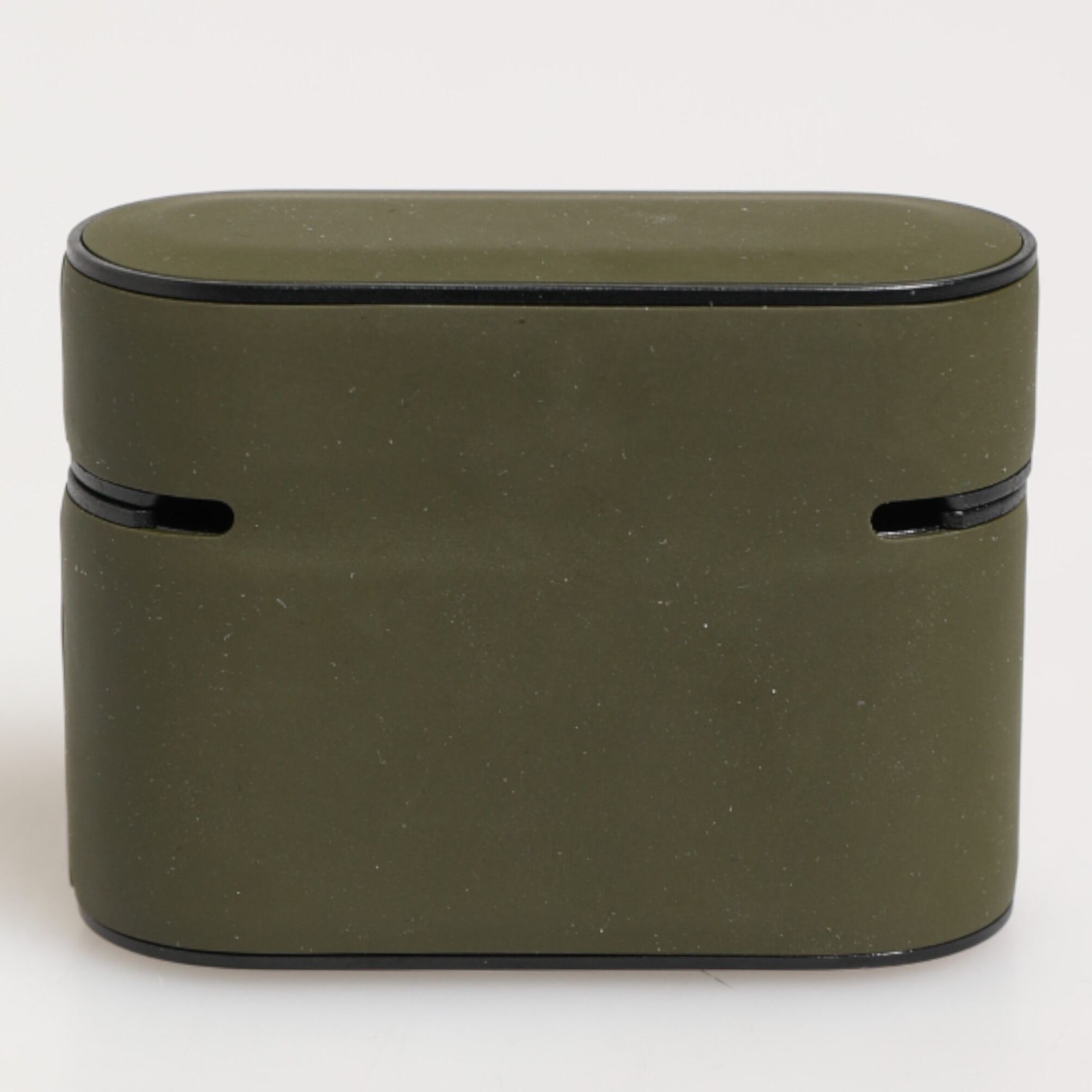 Dolce & Gabbana Army Green Rubber Logo Embossed Accessory  Airpods Case