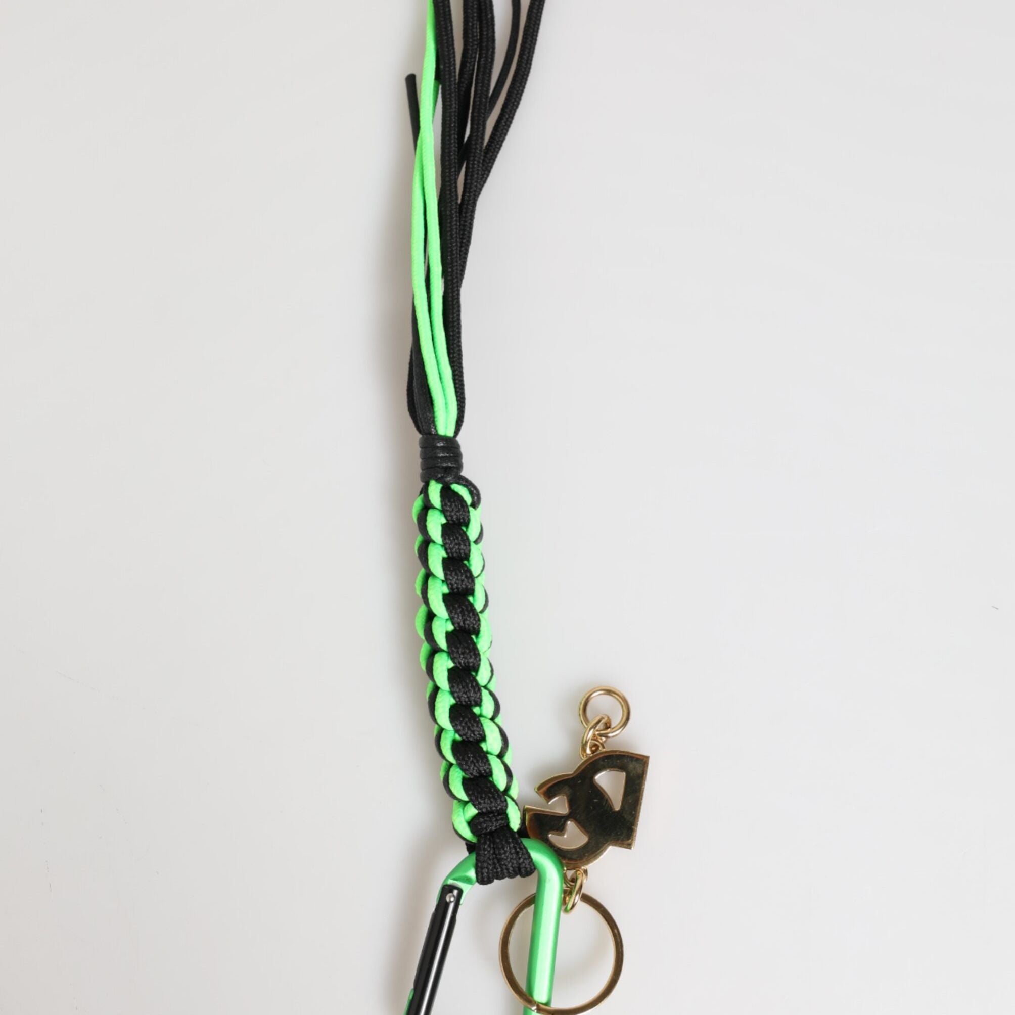 Dolce & Gabbana Polyester Multicolor Tape String DG Logo Keychain Keyring
