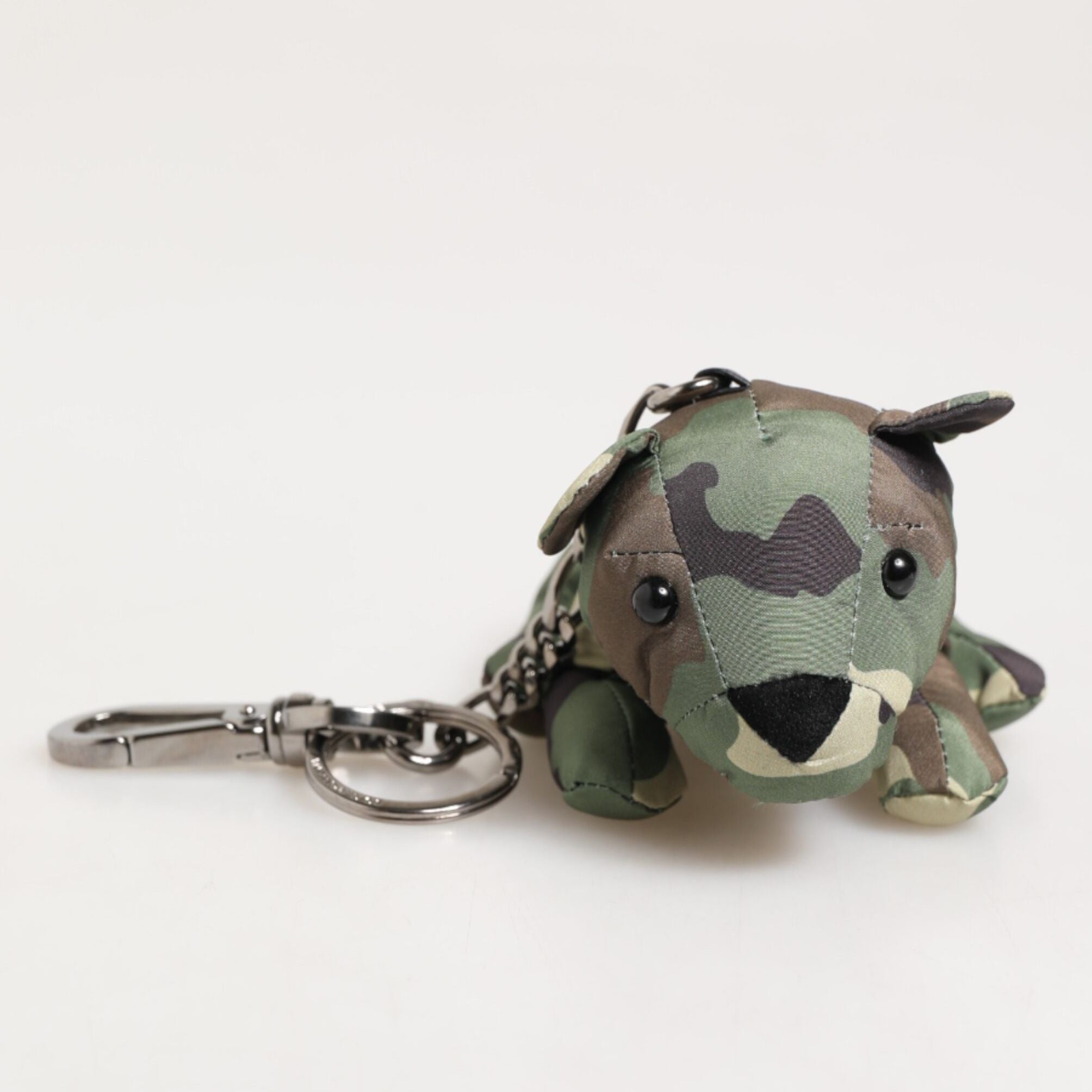 Dolce & Gabbana Camouflage Multicolor Animal Silhouette Keychain Keyring