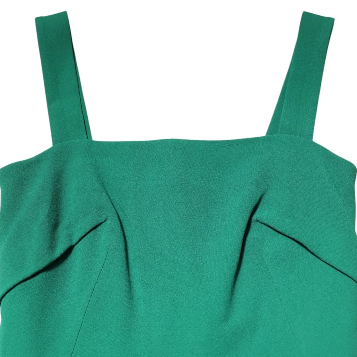 Dolce & Gabbana Dark Green Sleeveless Rayon Bodycon Dress