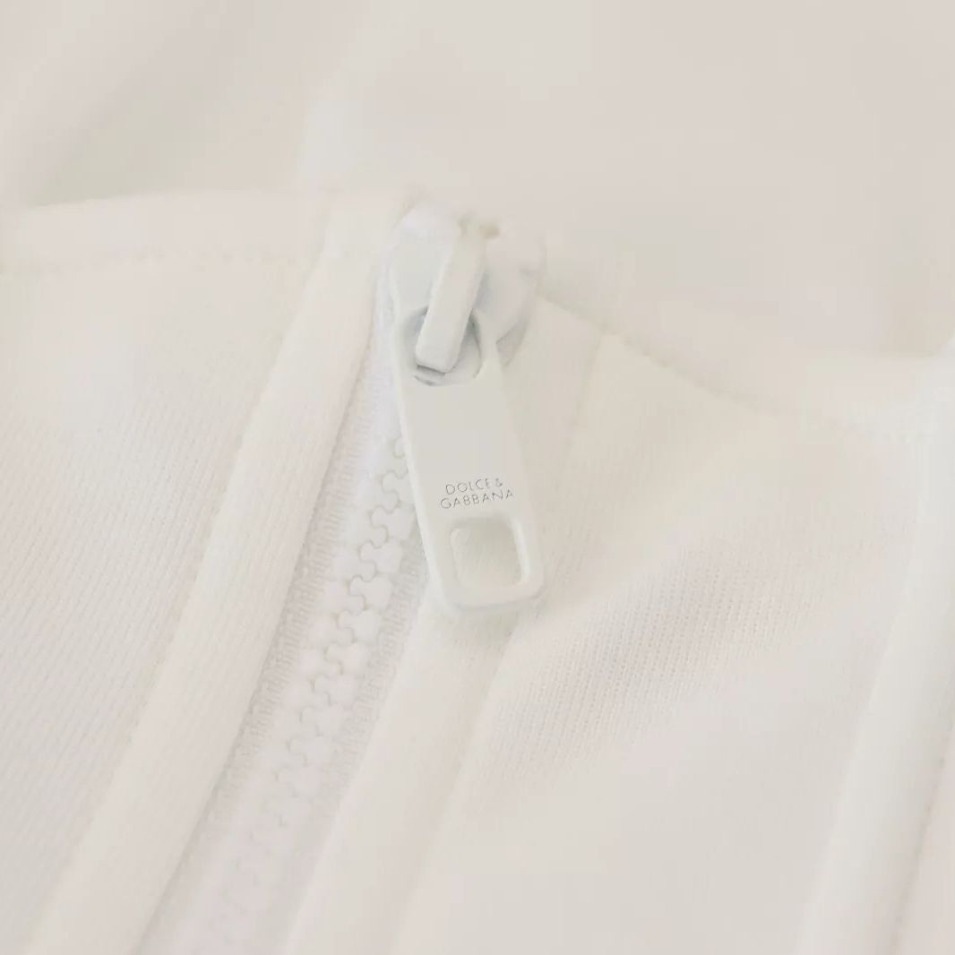 Dolce & Gabbana White Cotton Corset Stretch Top  T-shirt