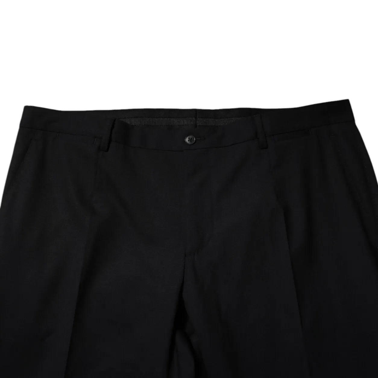 Dolce & Gabbana Black Wool Formal Dress Men Trousers Pants