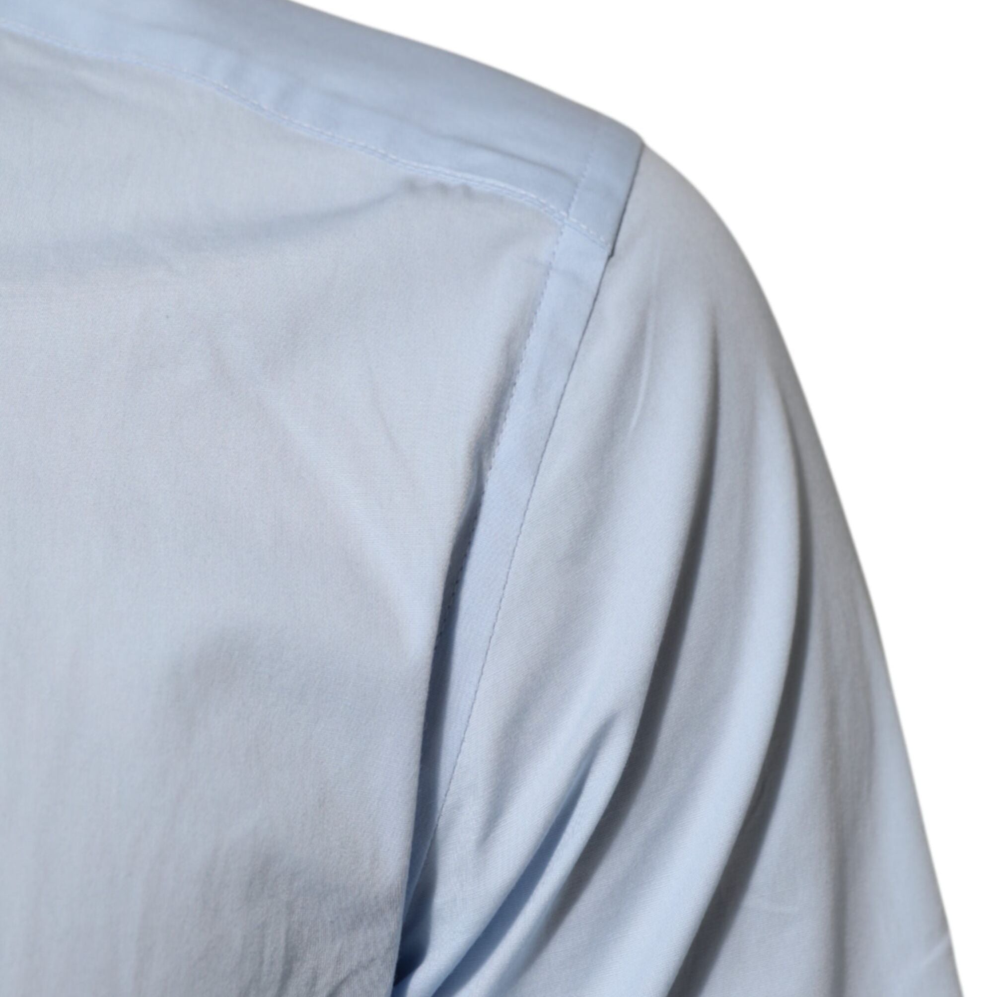 Dolce & Gabbana Light Blue Cotton GOLD Formal Men Dress Shirt