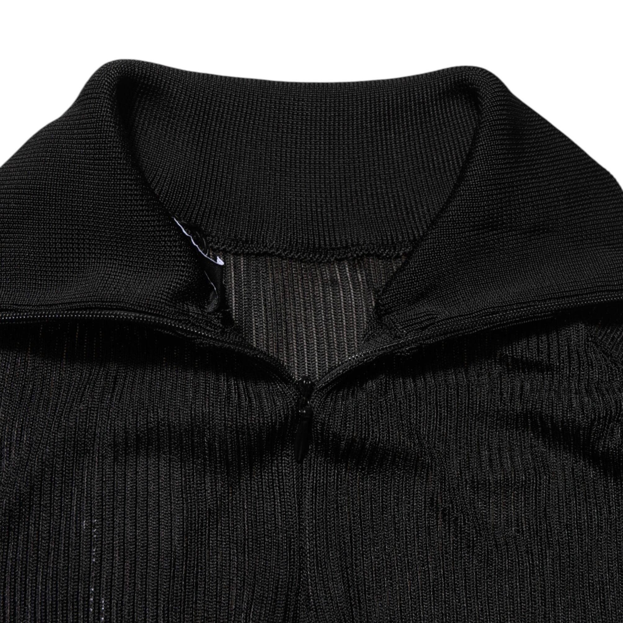 Dolce & Gabbana Black Viscose Turtle Neck Pullover Sweater