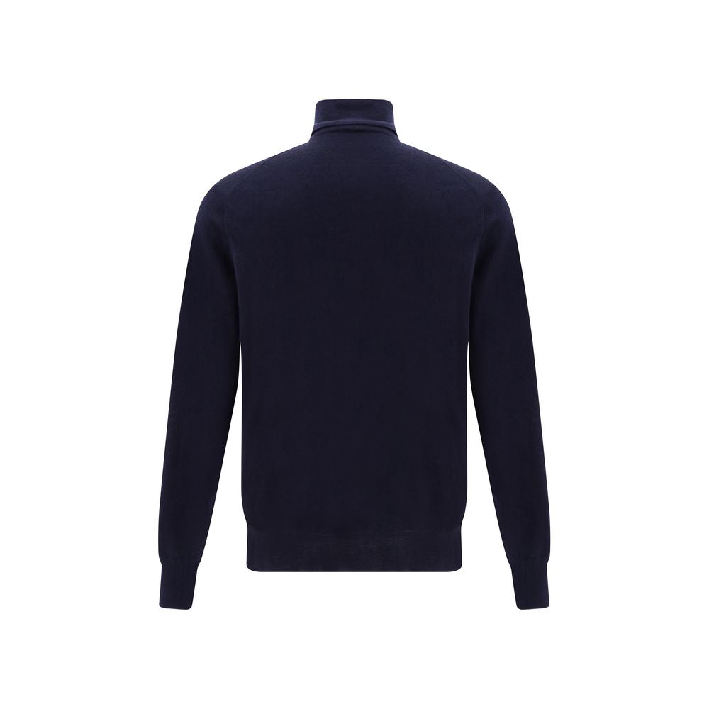 Brunello Cucinelli Blue Cashmere Sweater