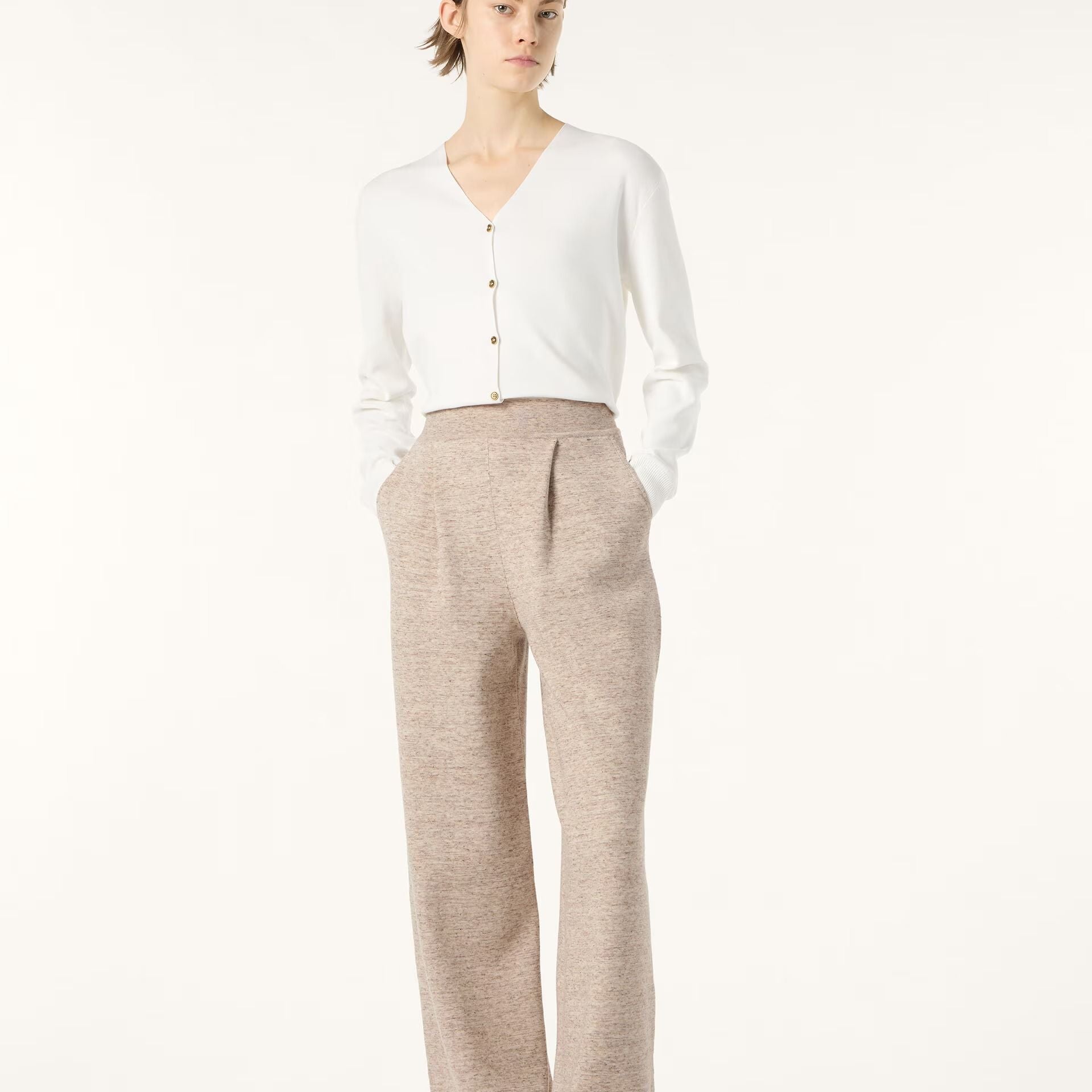 Loro Piana Willow Trousers in Linen, Cashmere, Wish® Wool
