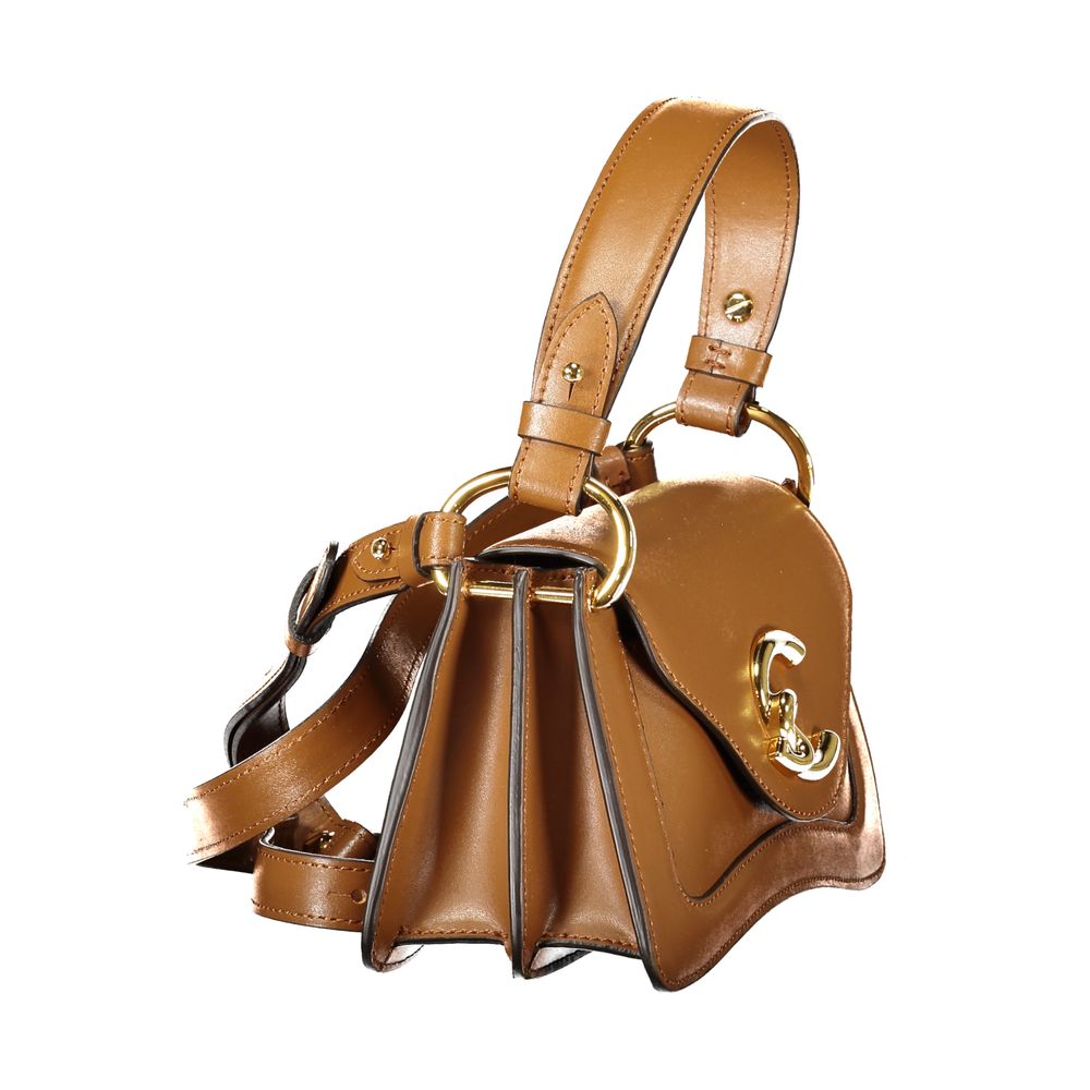 Coccinelle Marrone Leather Women Handbag